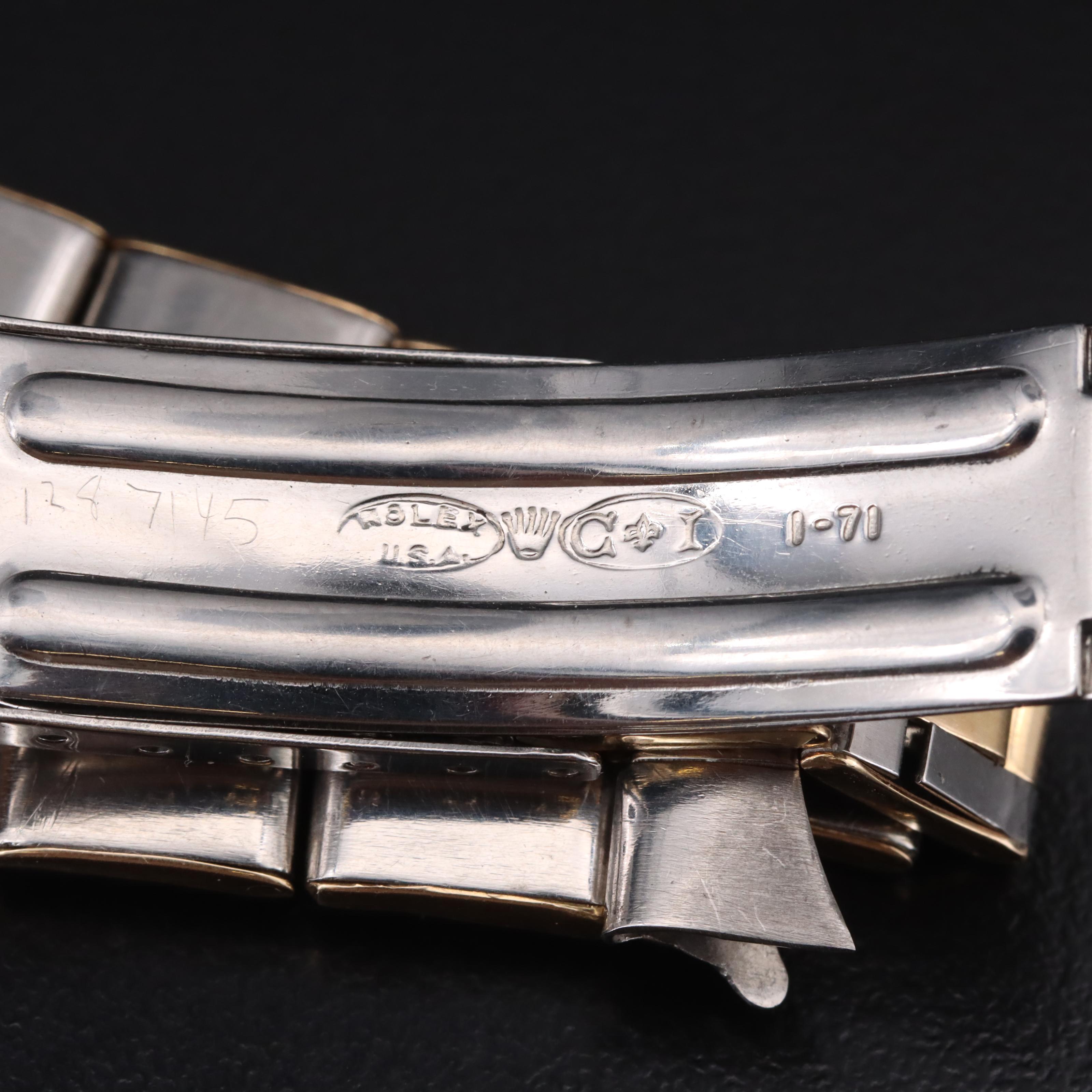 1971 Rolex 14K and Steelinox Oyster Bracelet