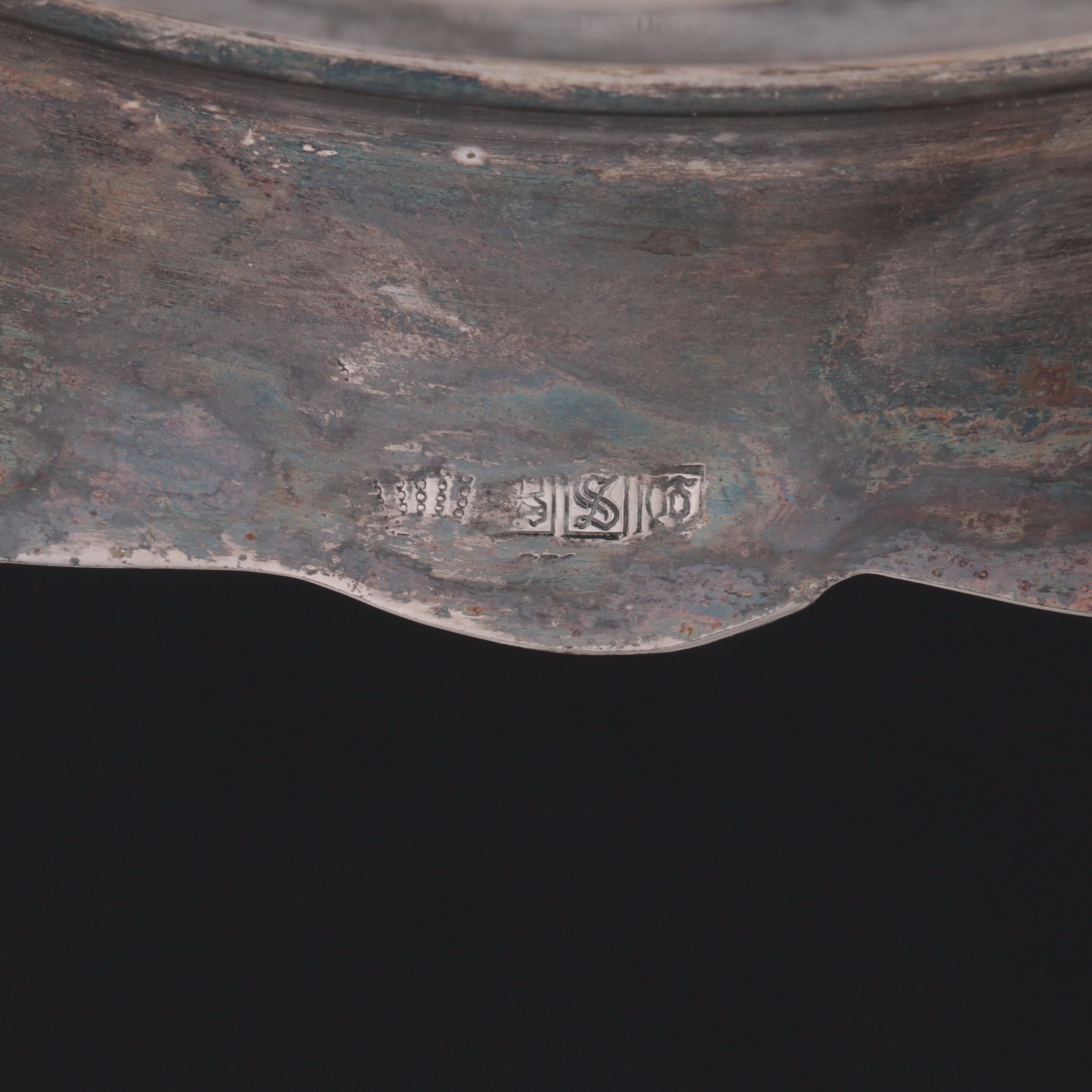 Goldsmith & Silversmith Co. Silver Plate Buffet Lazy Susan, Early to Mid 20th C.