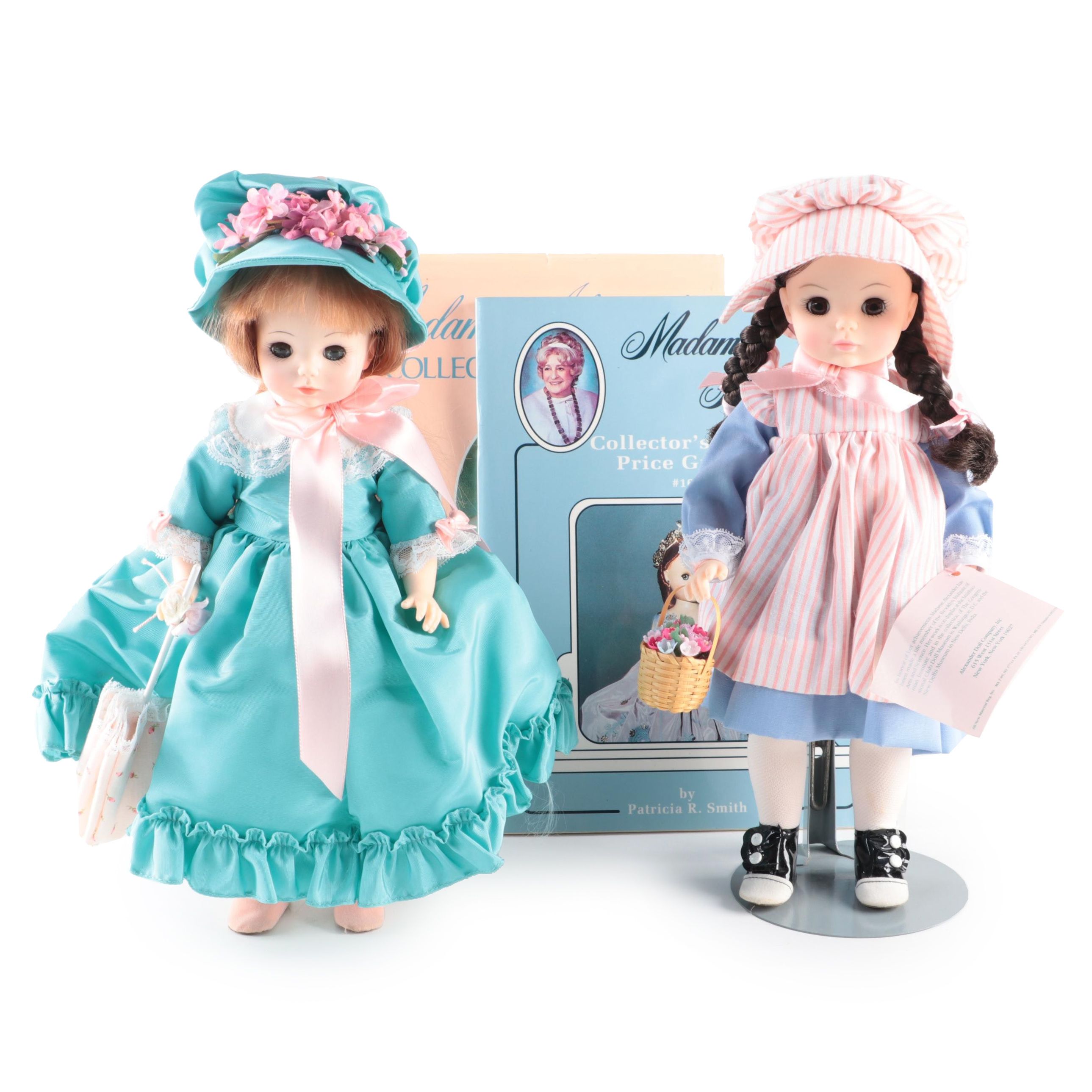 Madame Alexander "Lucinda" with Other Doll and Collectors Book