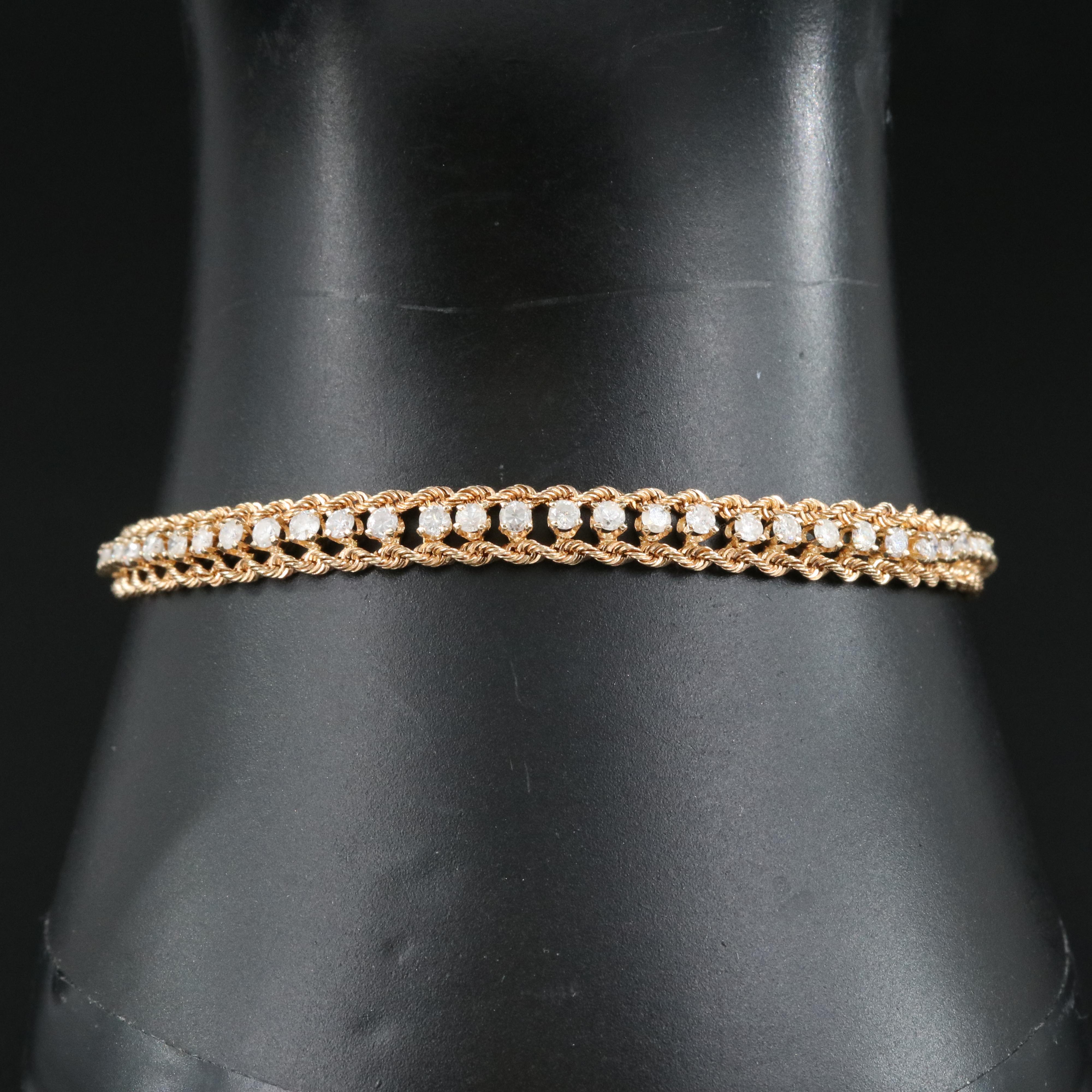 14K 1.95 CTW Diamond Bracelet