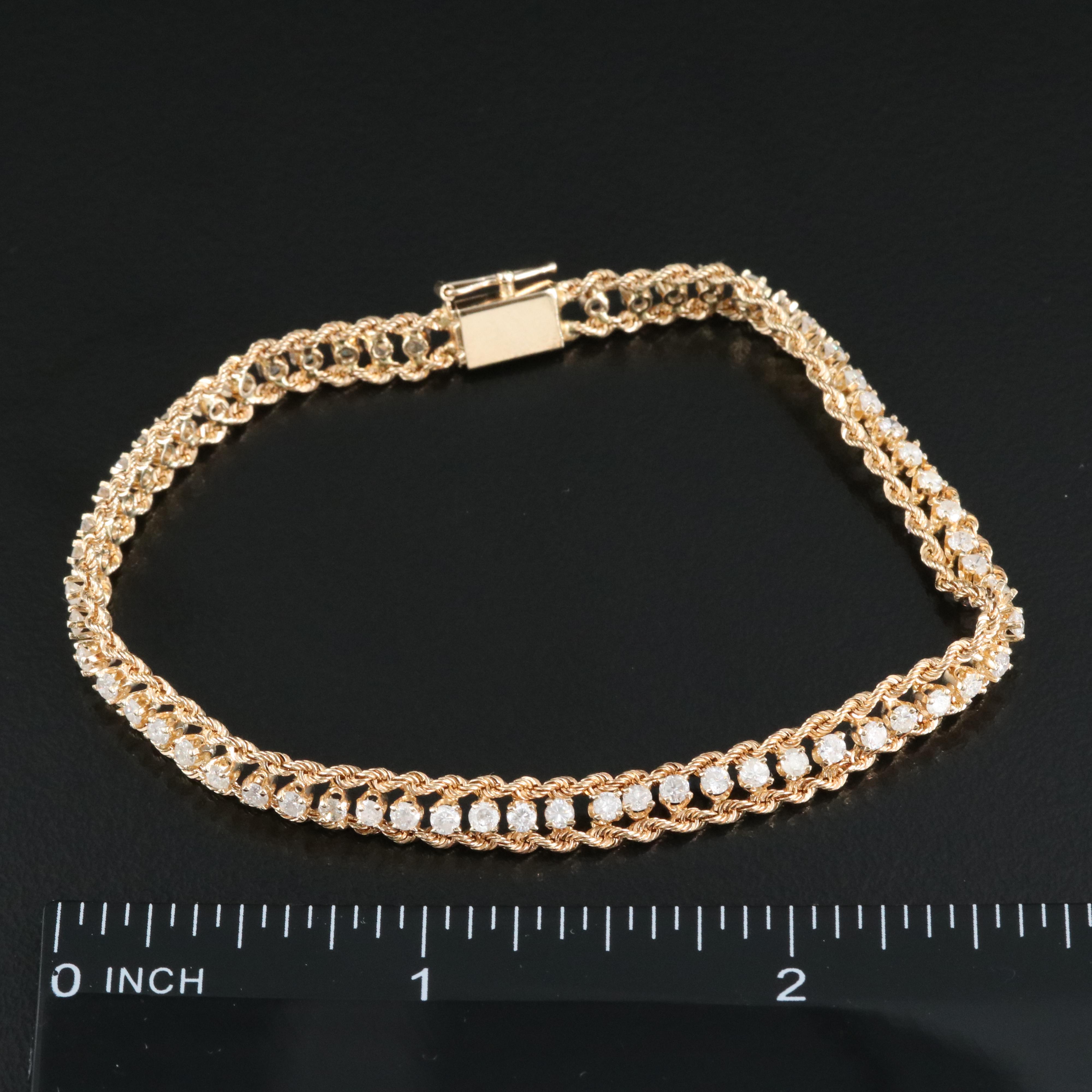 14K 1.95 CTW Diamond Bracelet