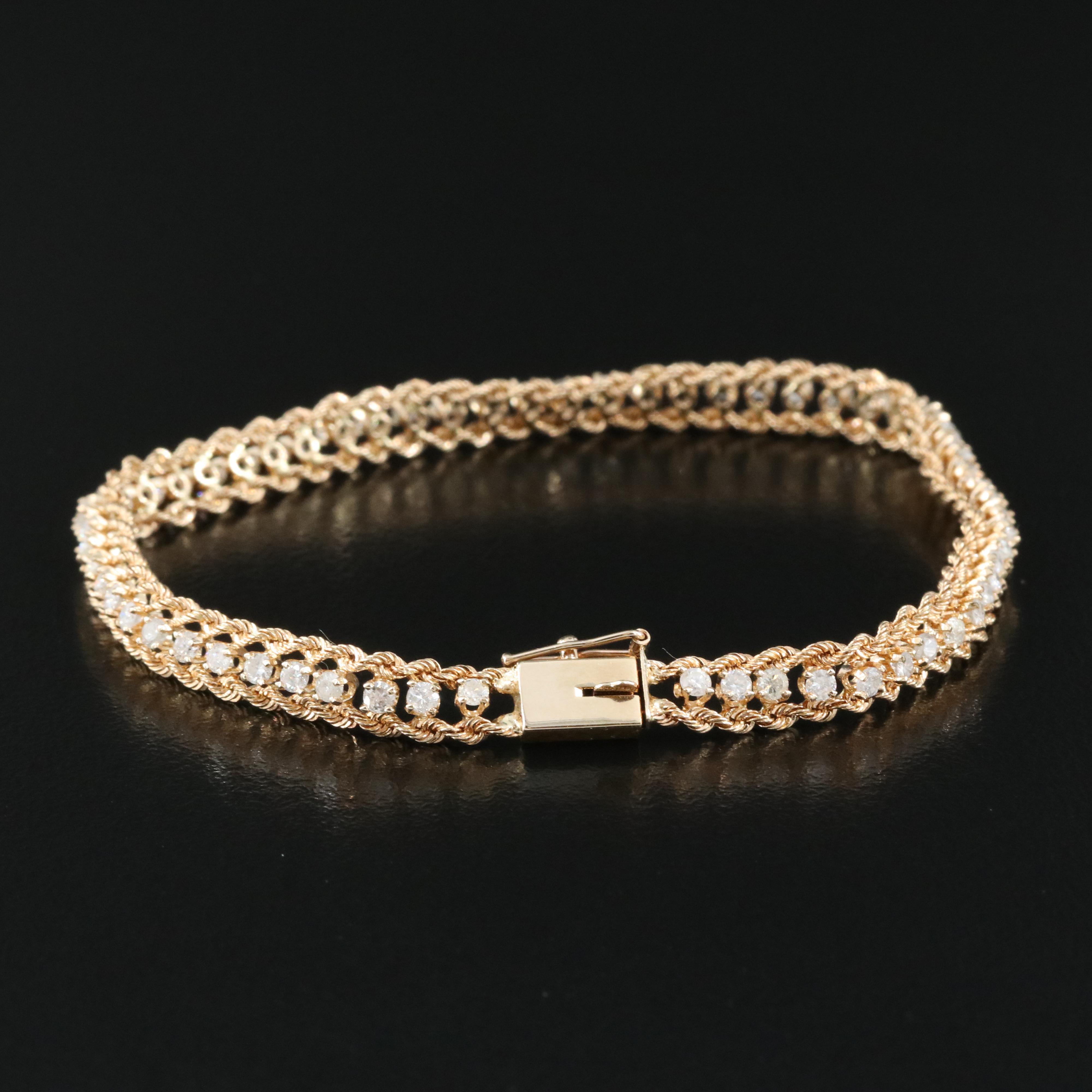 14K 1.95 CTW Diamond Bracelet