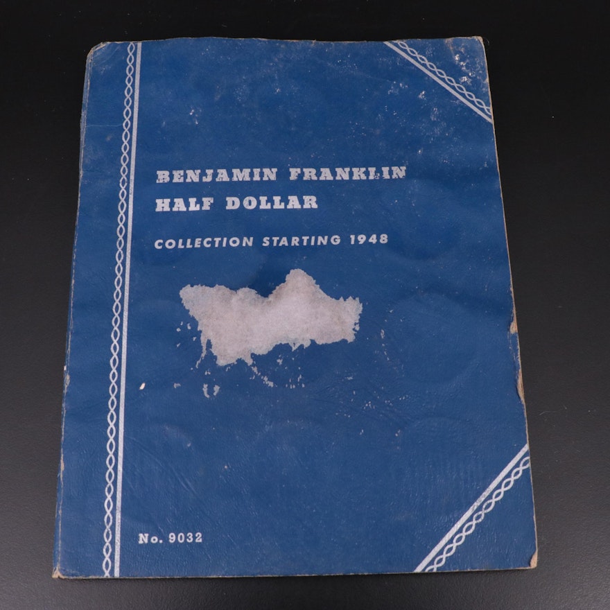 Whitman Binder of Franklin Silver Half Dollars