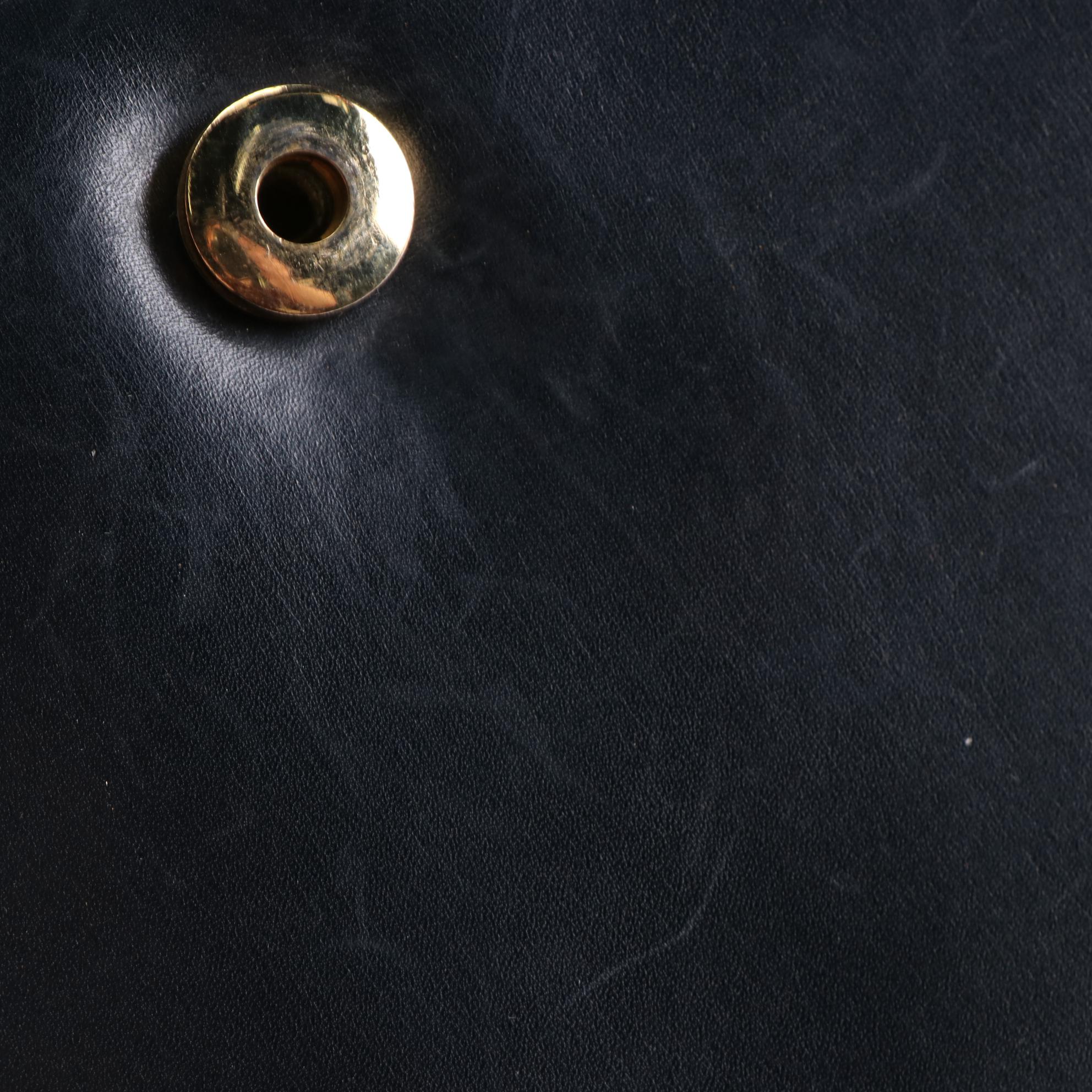 Gucci Flap Shoulder Bag in Smooth Black Leather with Dust Bag