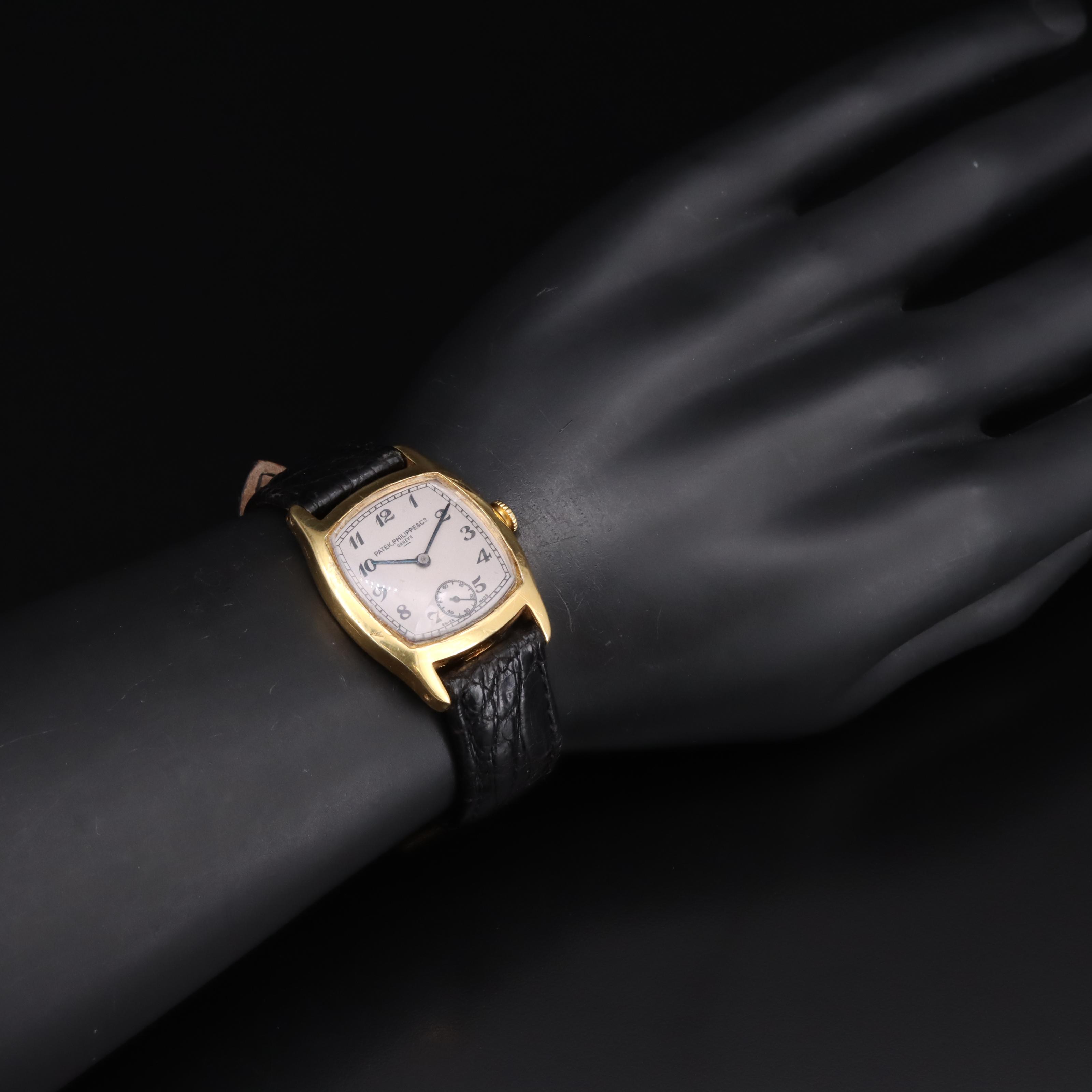 1920s 18K Patek Philippe Cushion Shape Watch