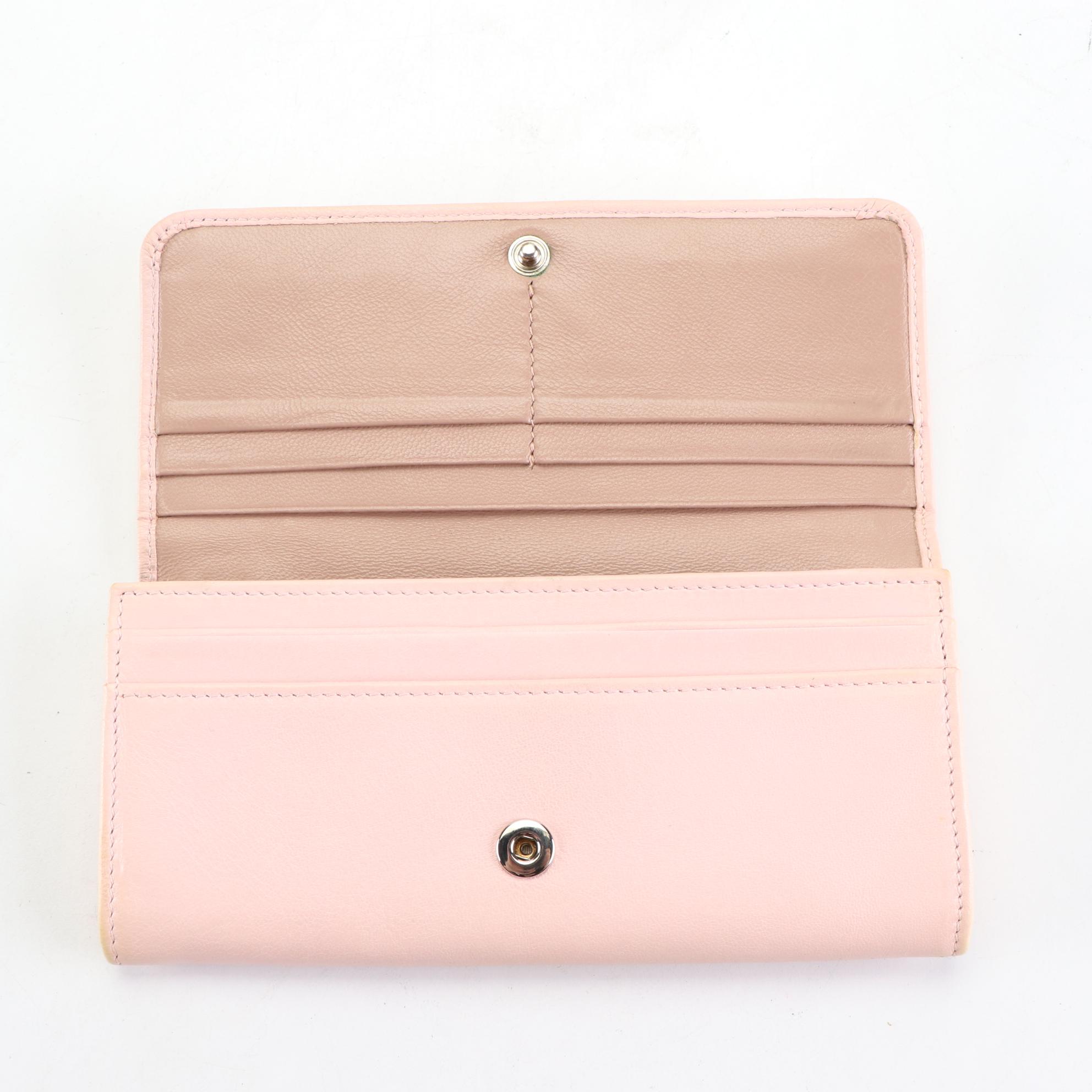 Jimmy Choo Long Wallet in Star Studded Leather with Box