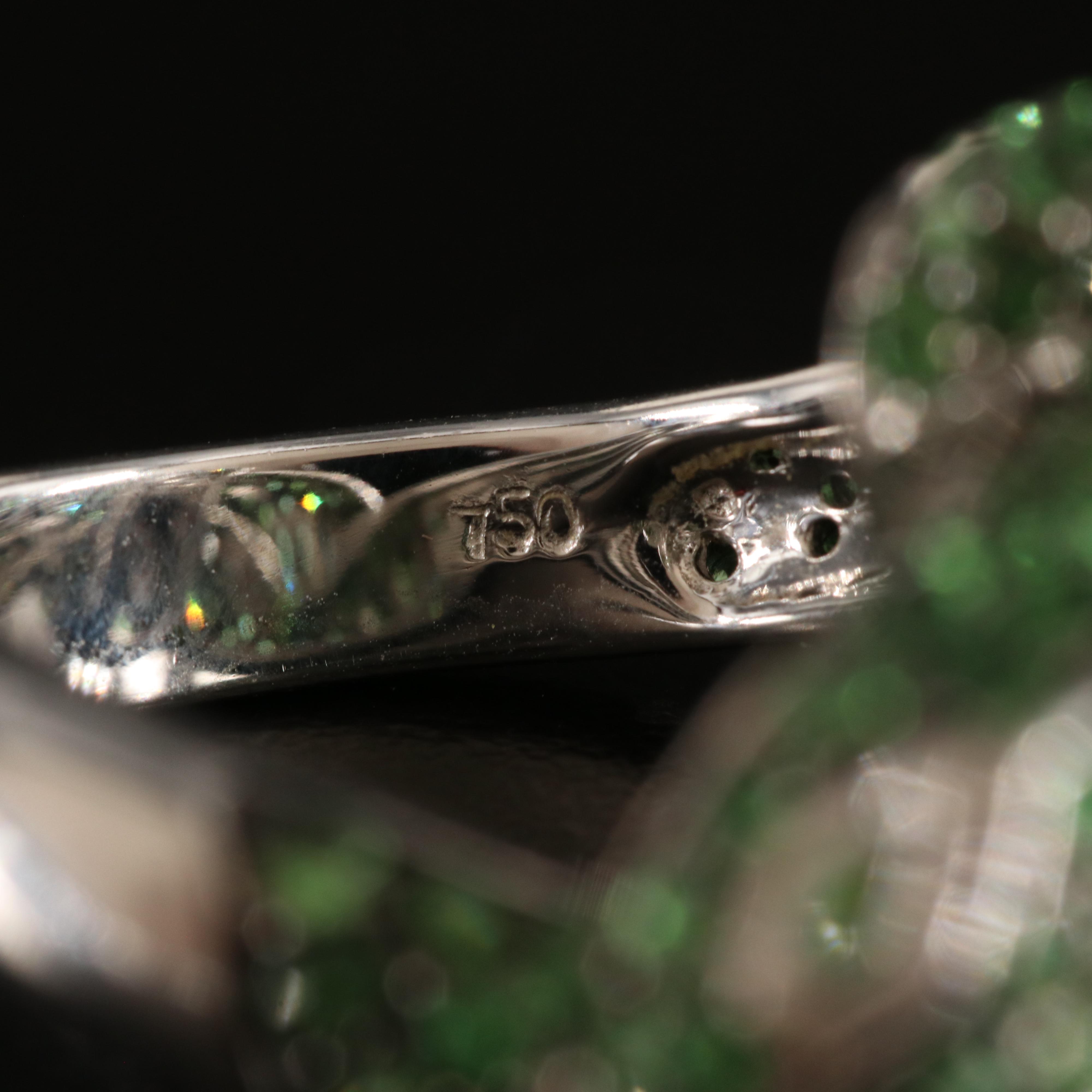 18K Tsavorite Serpent Ring