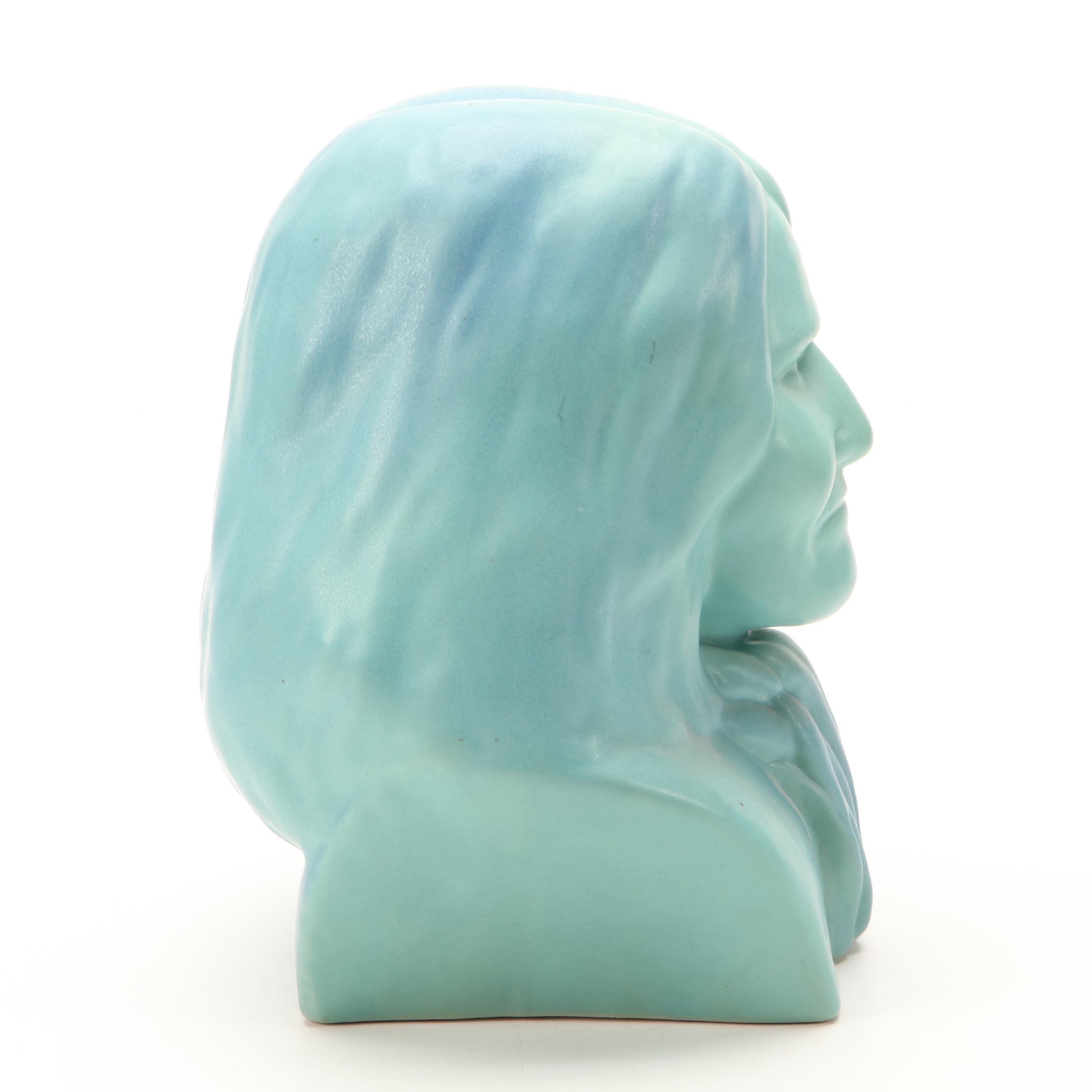 Van Briggle Pottery "Geronimo" Limited Edition Bust by Craig Alan Stevenson