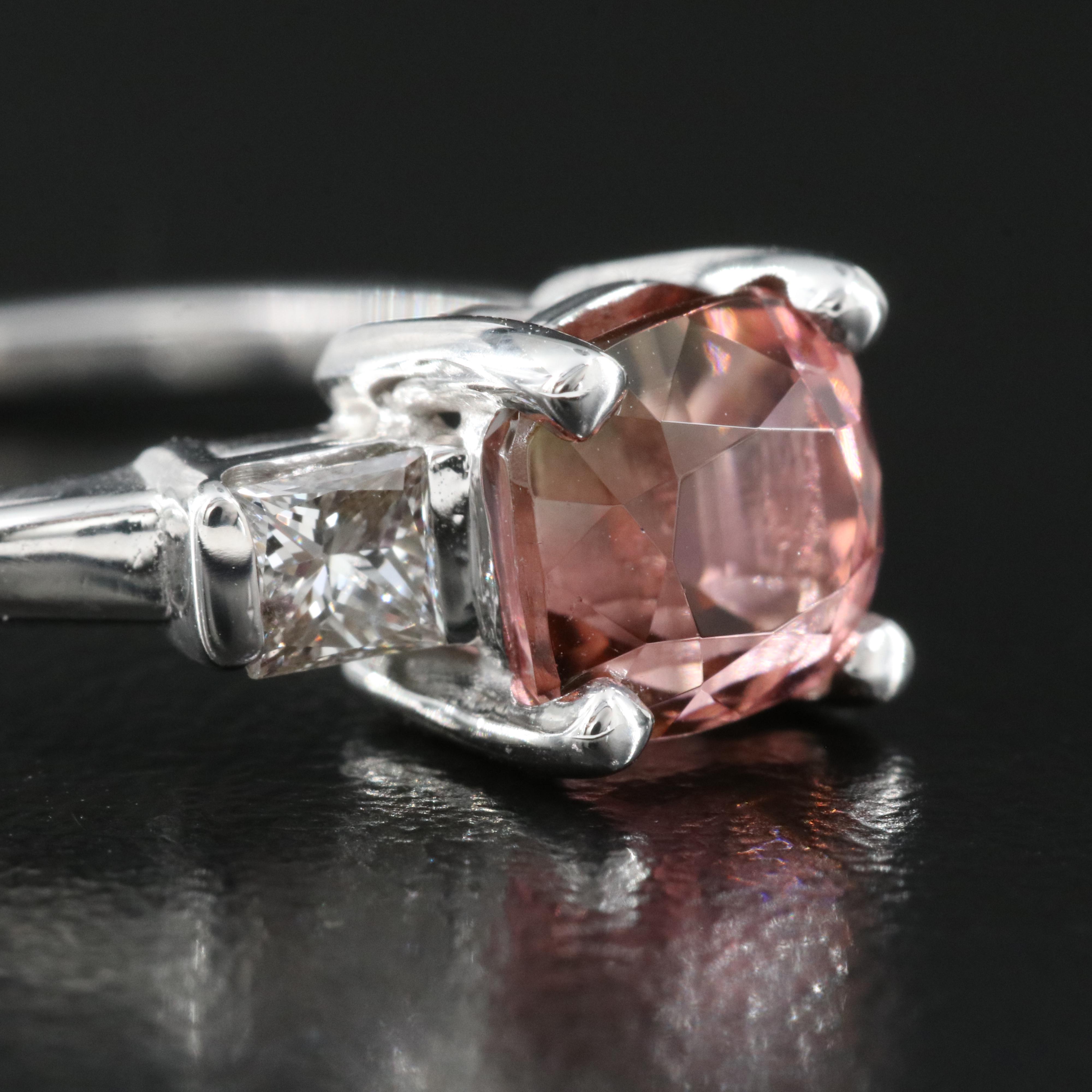 14K Tourmaline and Diamond Ring