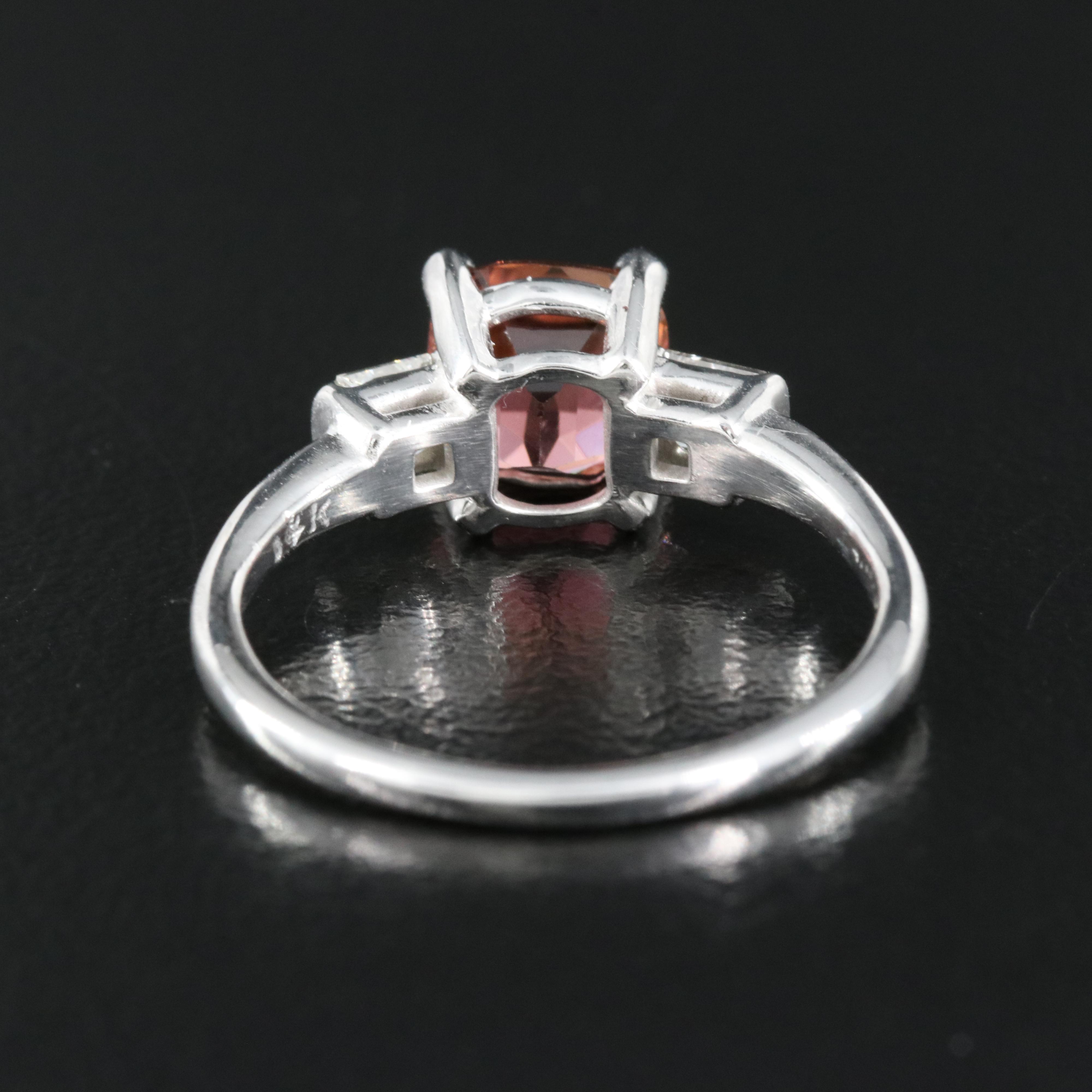 14K Tourmaline and Diamond Ring