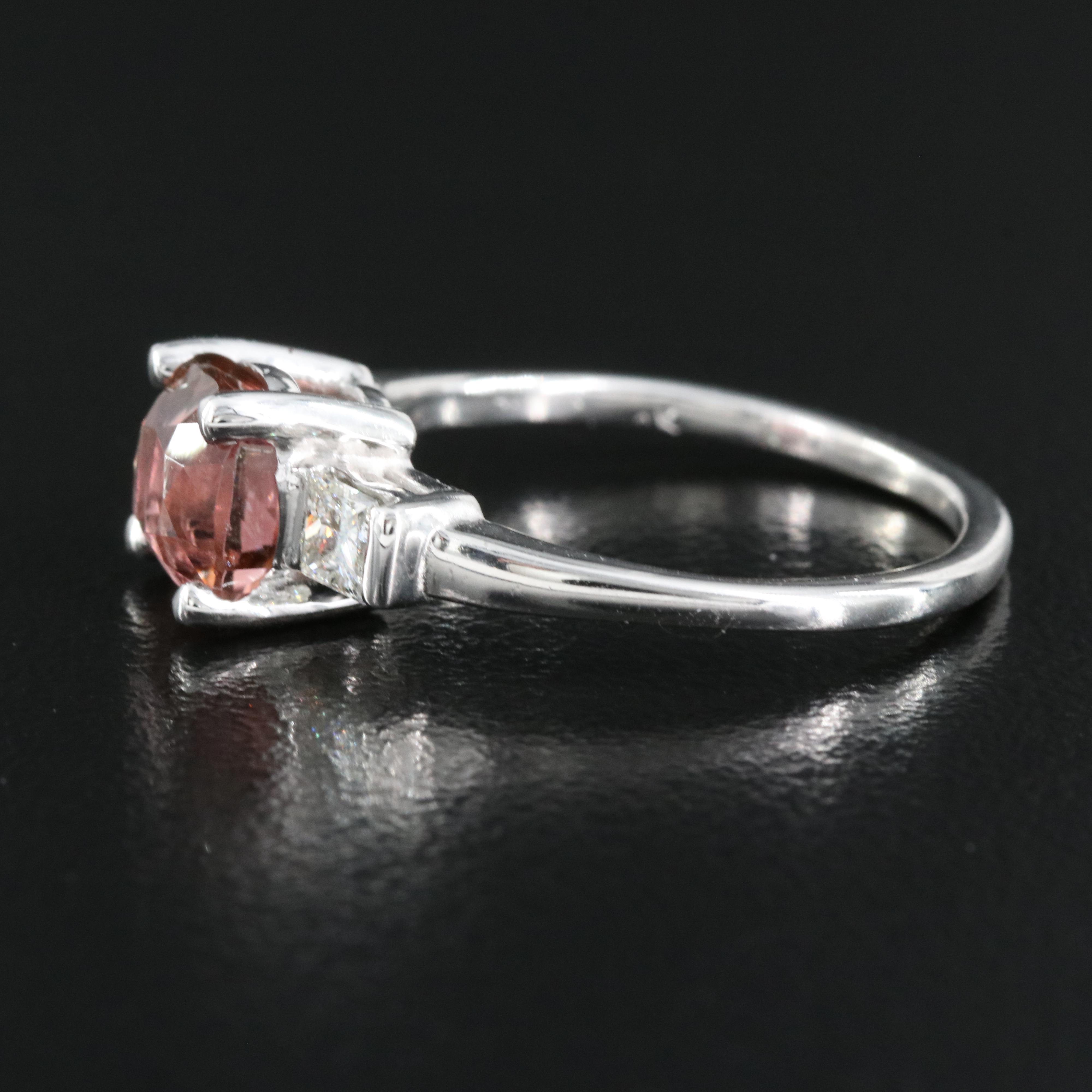 14K Tourmaline and Diamond Ring