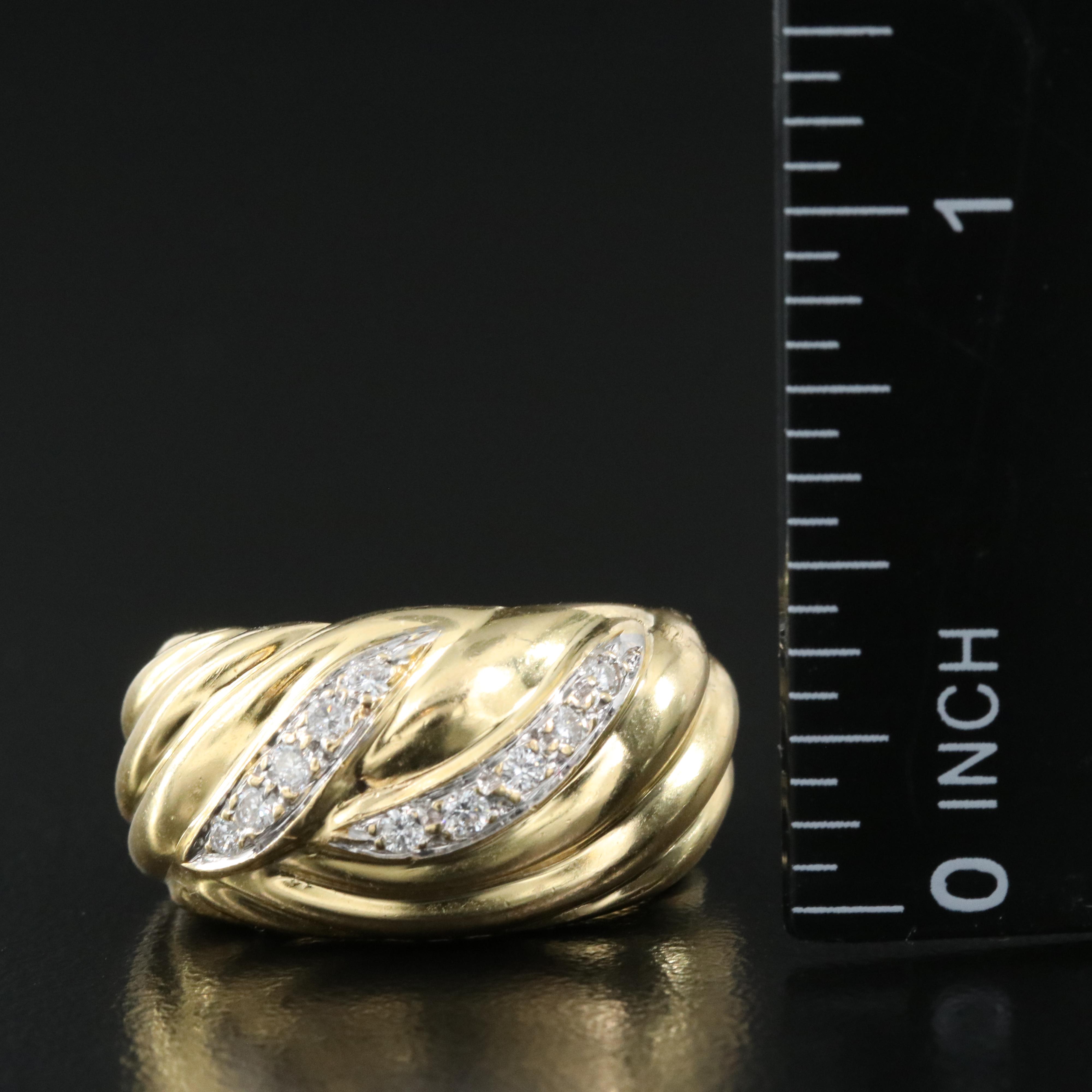 18K 0.20 CTW Diamond Ring