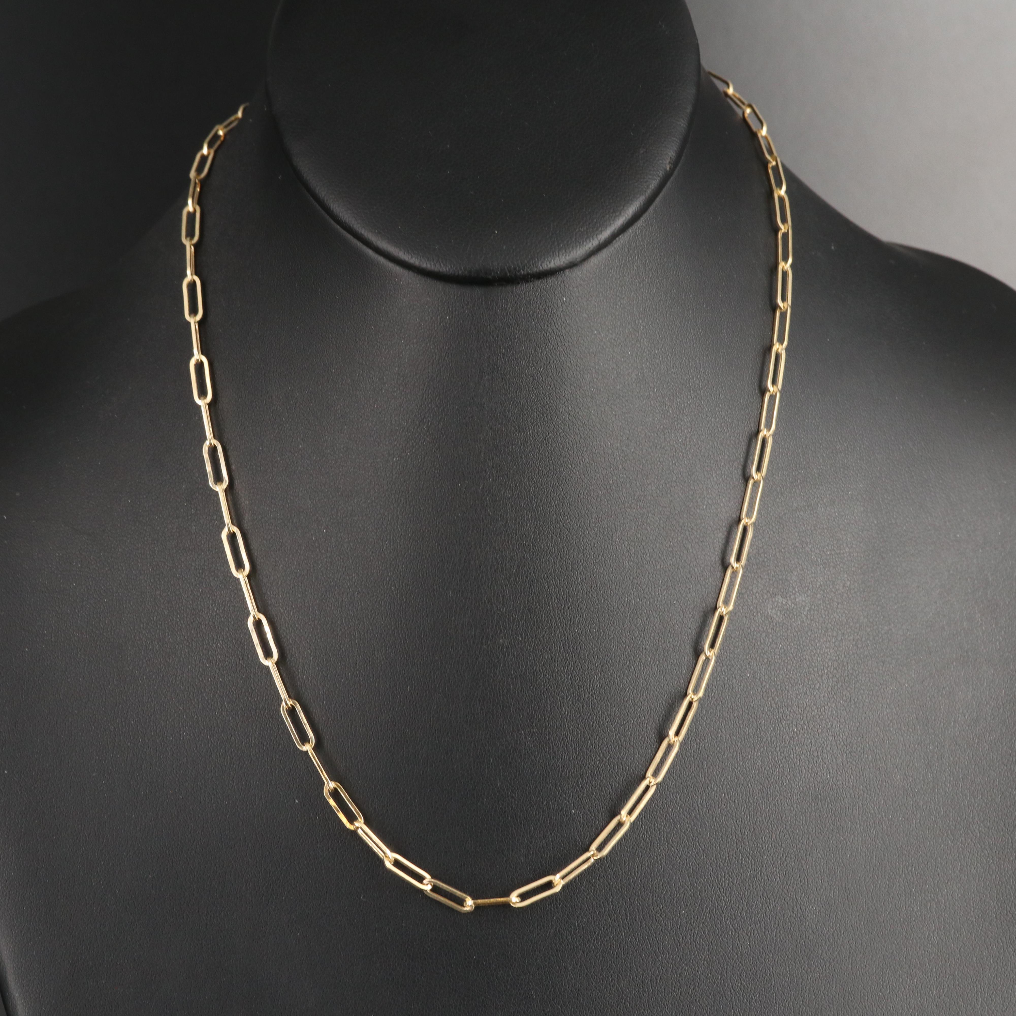 EFFY 14K Paper Clip Chain Necklace