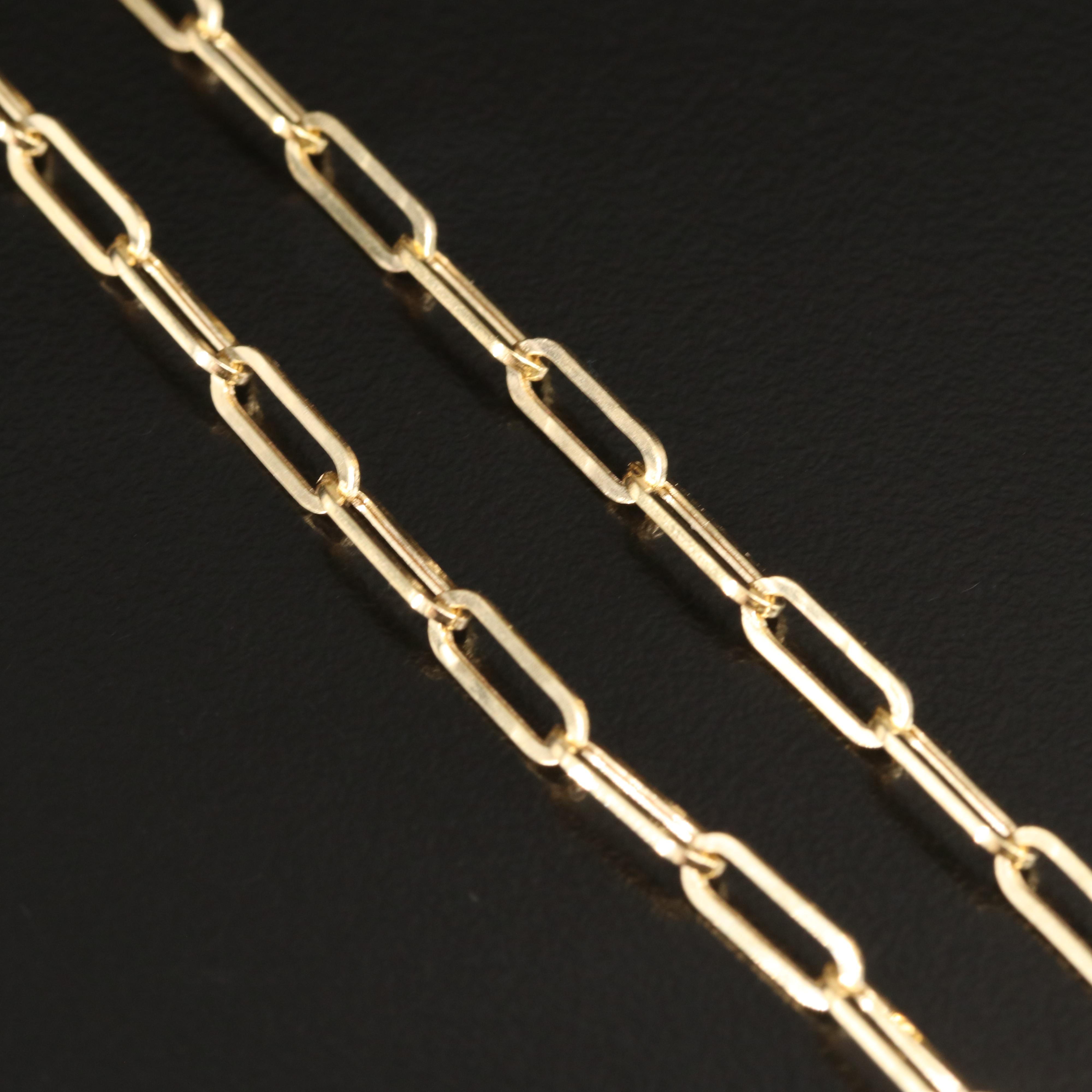 EFFY 14K Paper Clip Chain Necklace