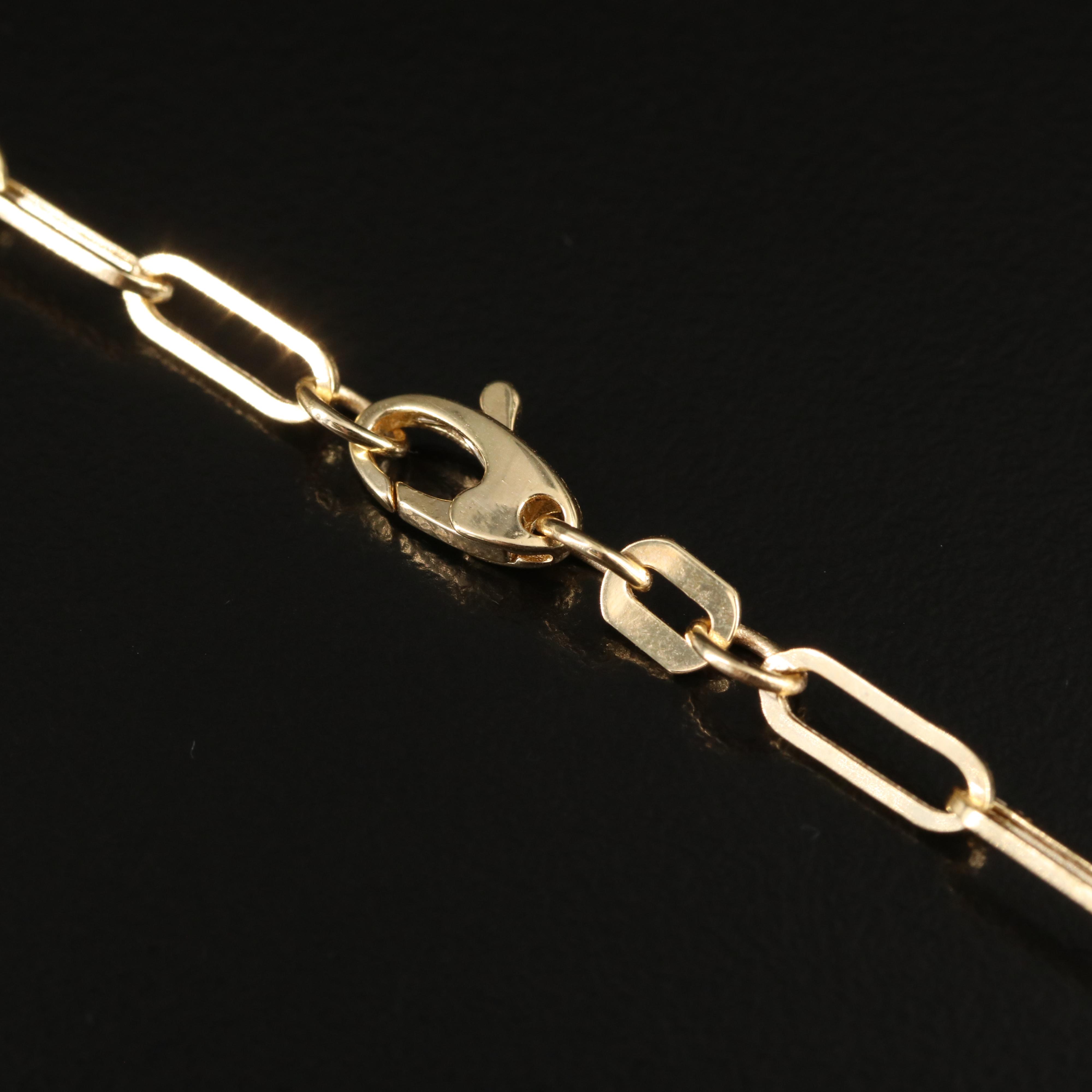 EFFY 14K Paper Clip Chain Necklace