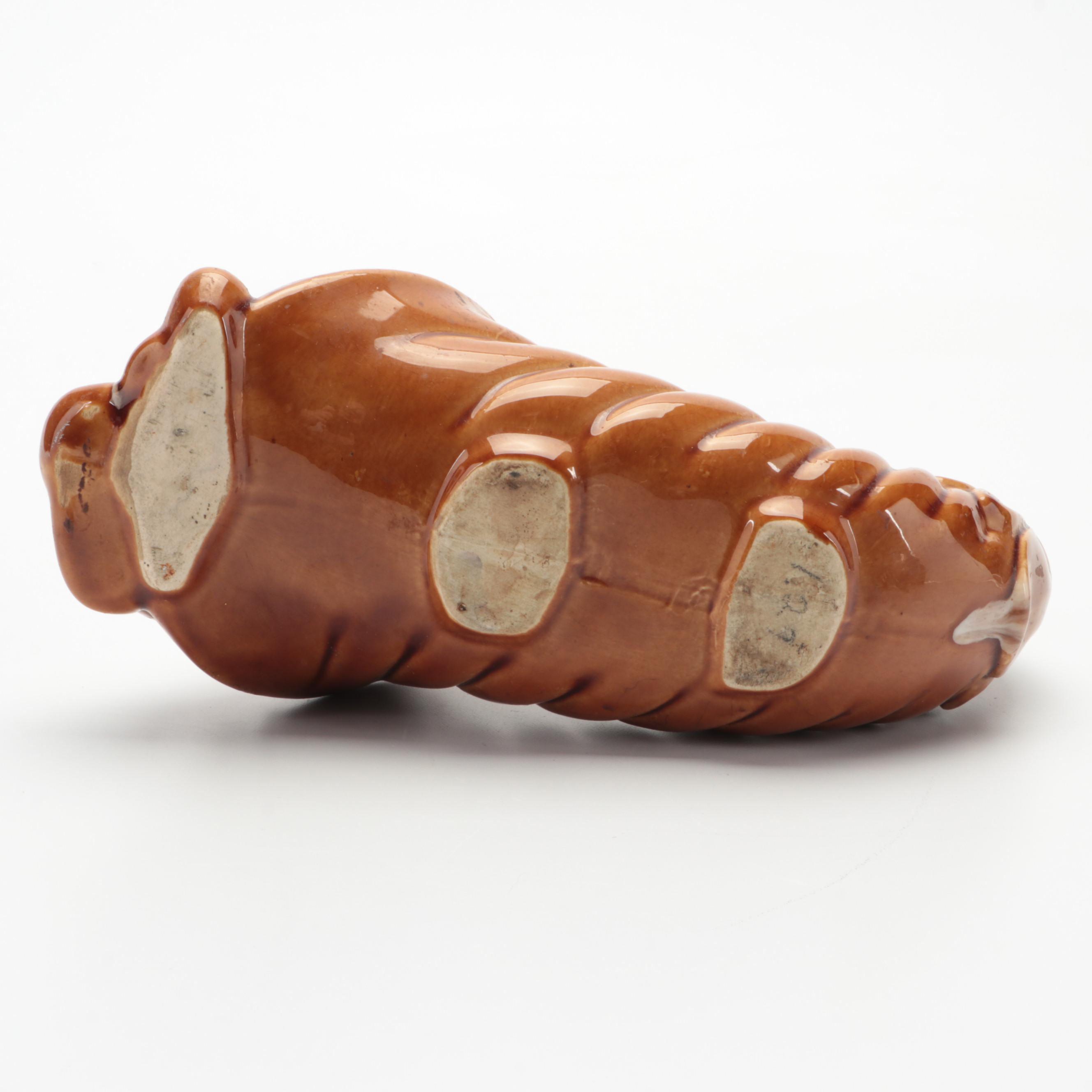 McCoy Pottery Glazed Ceramic Turtle Watering Can with Other Planters