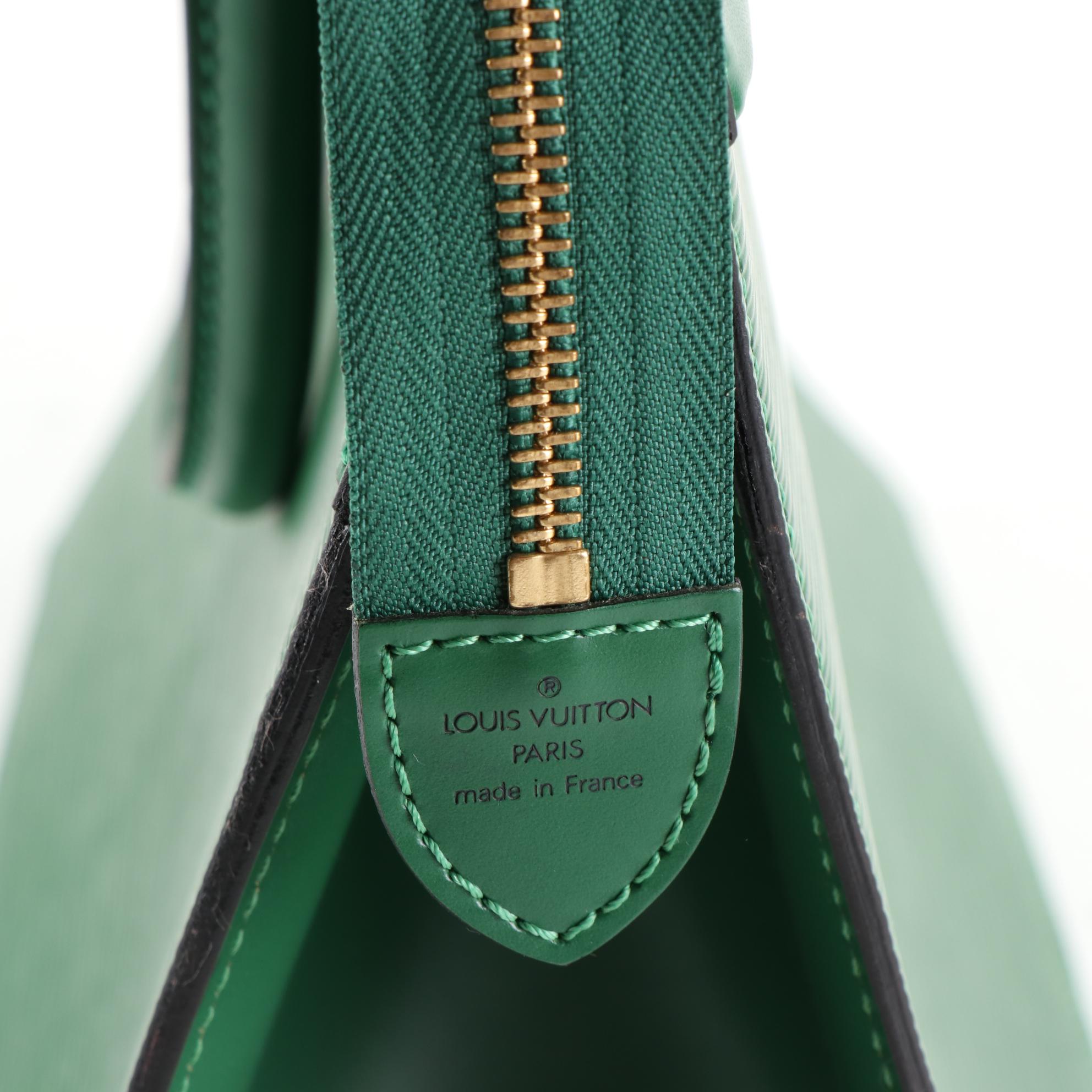 Louis Vuitton Riviera Top Handle Bag in Borneo Green Epi Leather