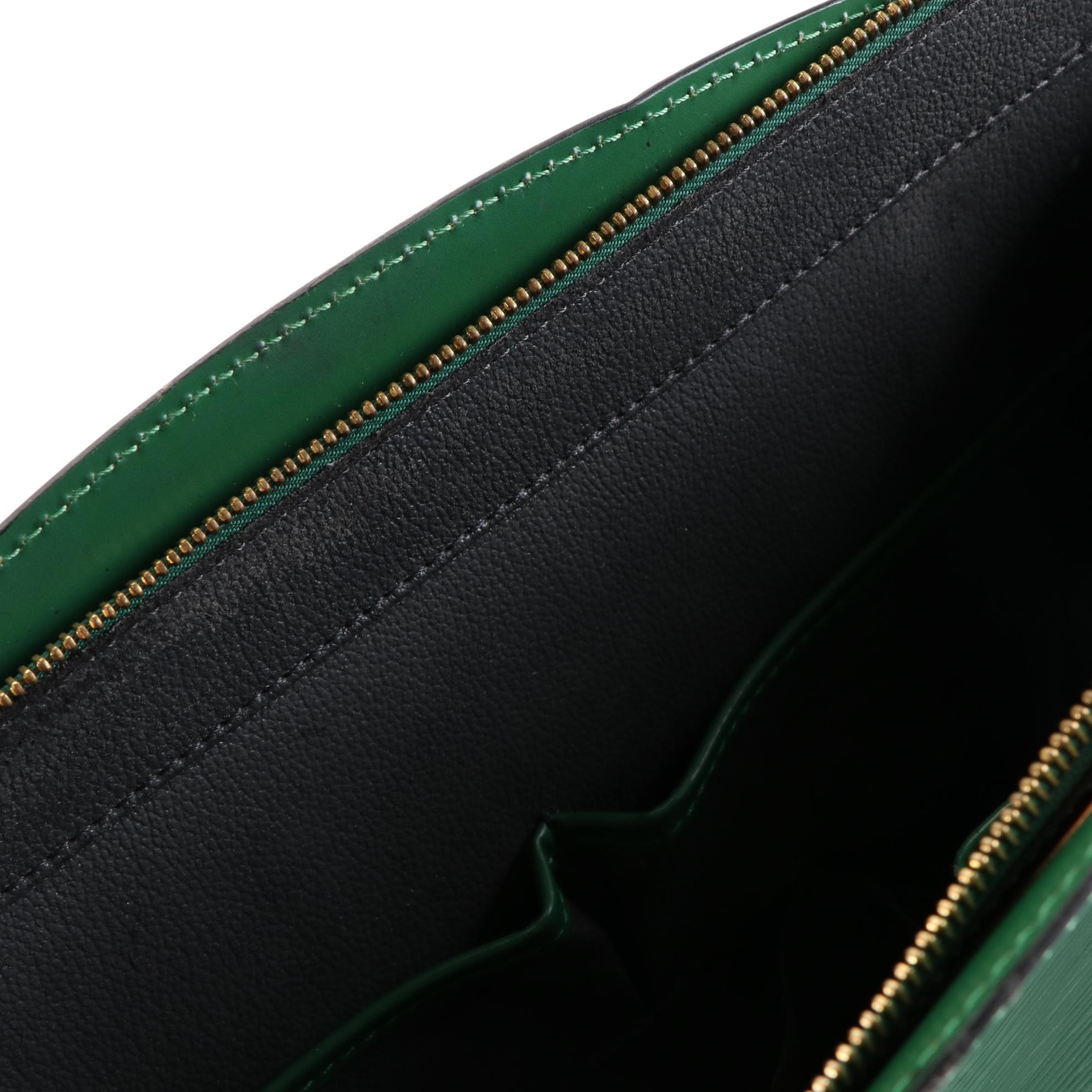 Louis Vuitton Riviera Top Handle Bag in Borneo Green Epi Leather