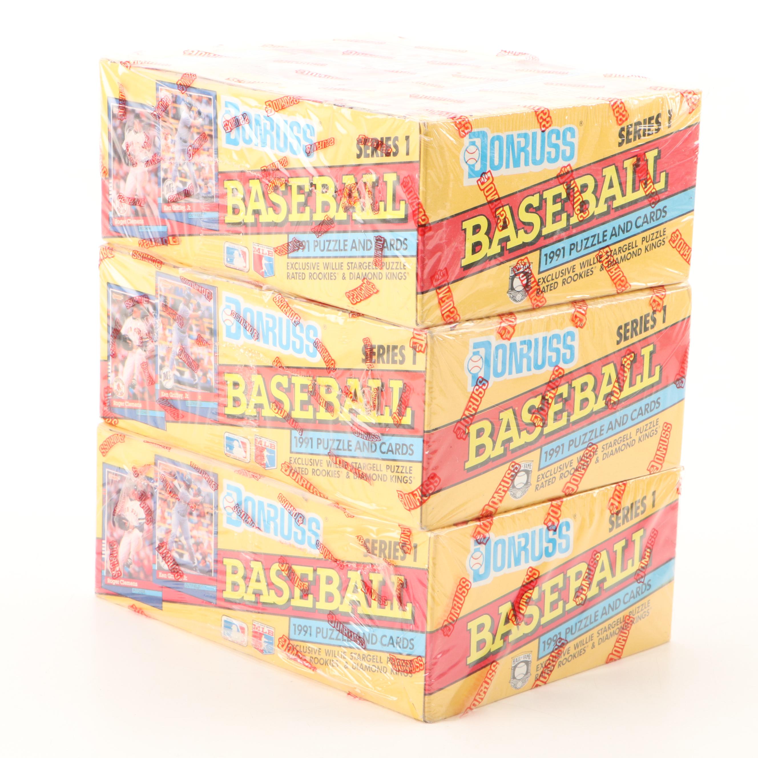 1993 Sealed Stadium Club Box, with Nolan Ryan Set, and More Baseball Cards