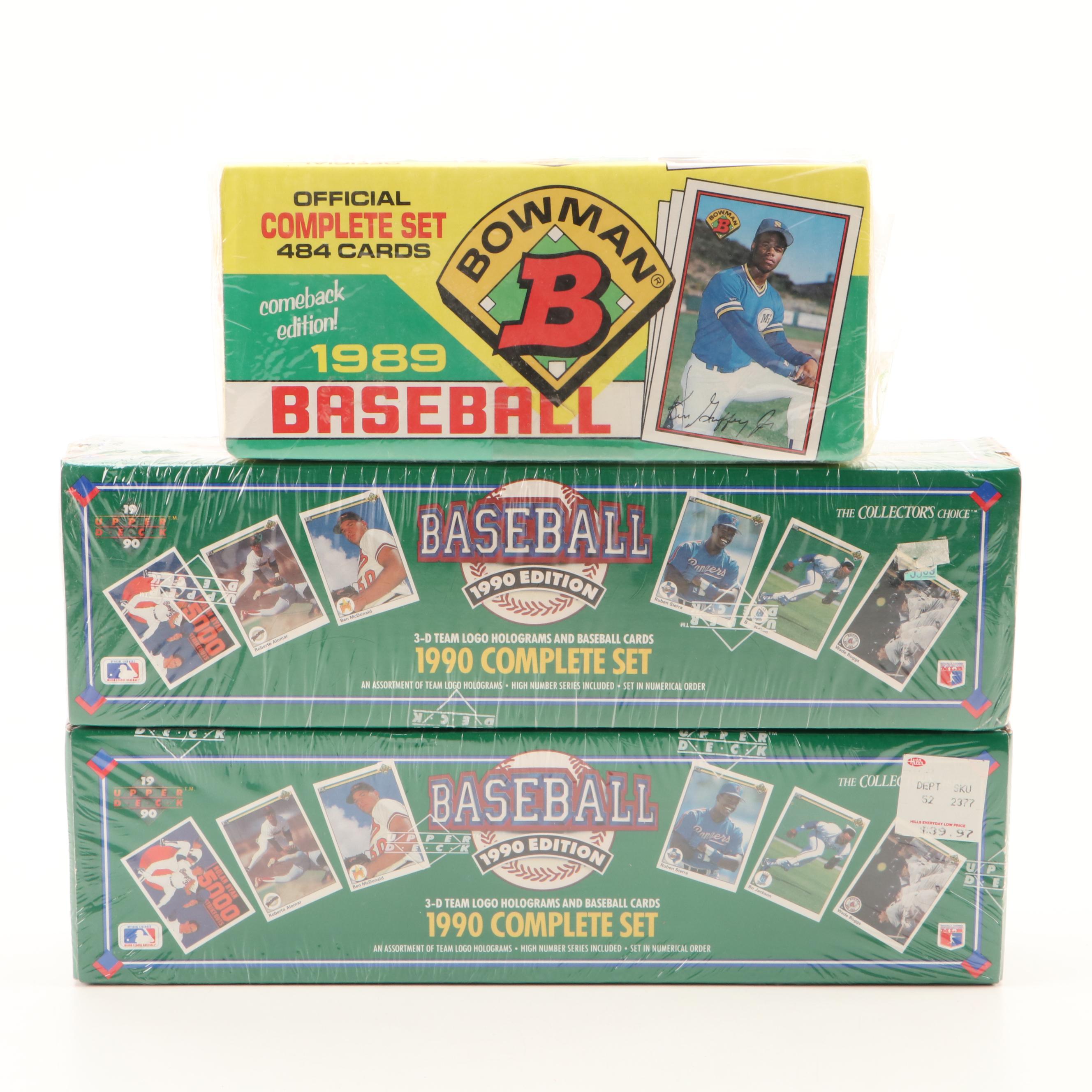 1993 Sealed Stadium Club Box, with Nolan Ryan Set, and More Baseball Cards