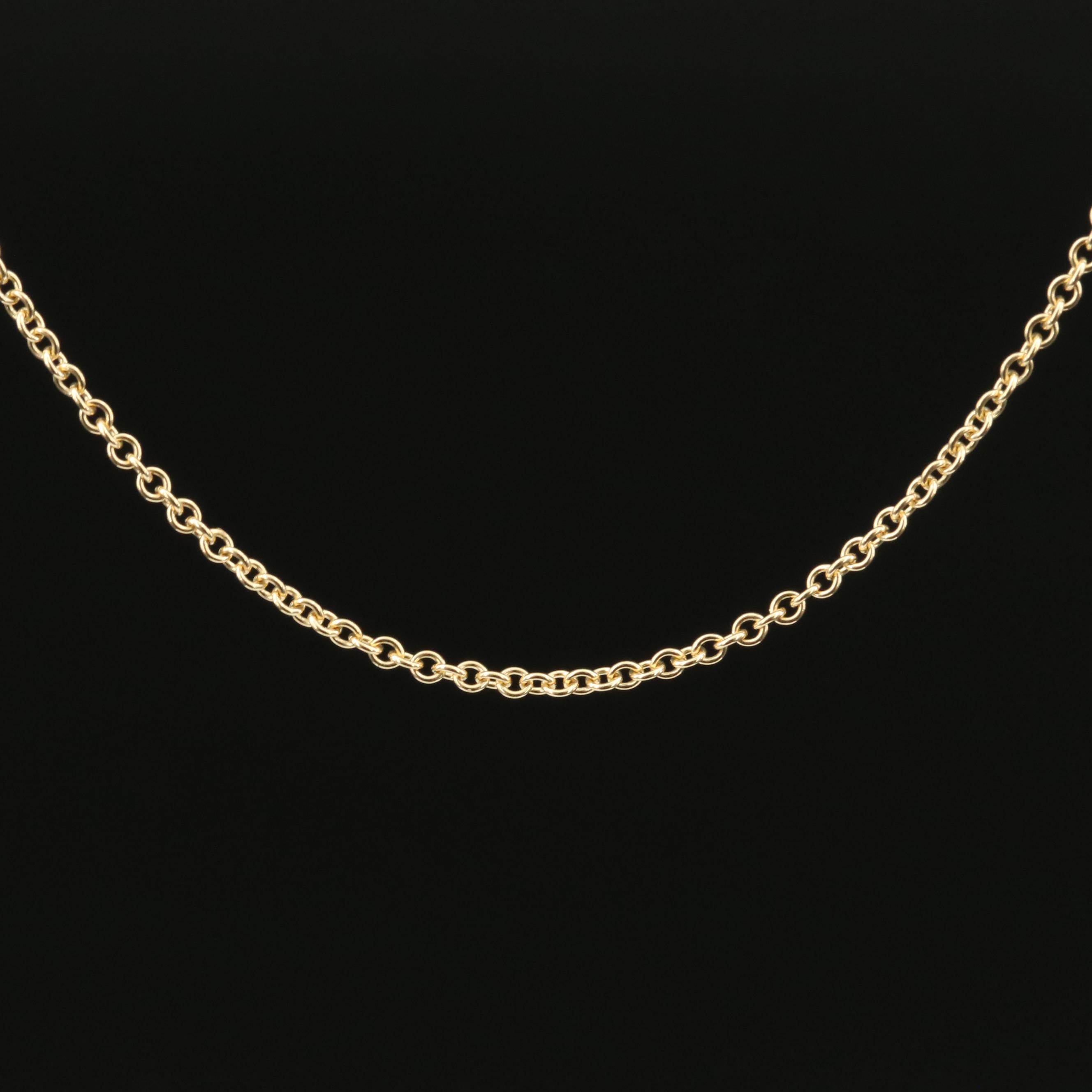 18K Cable Chain Necklace