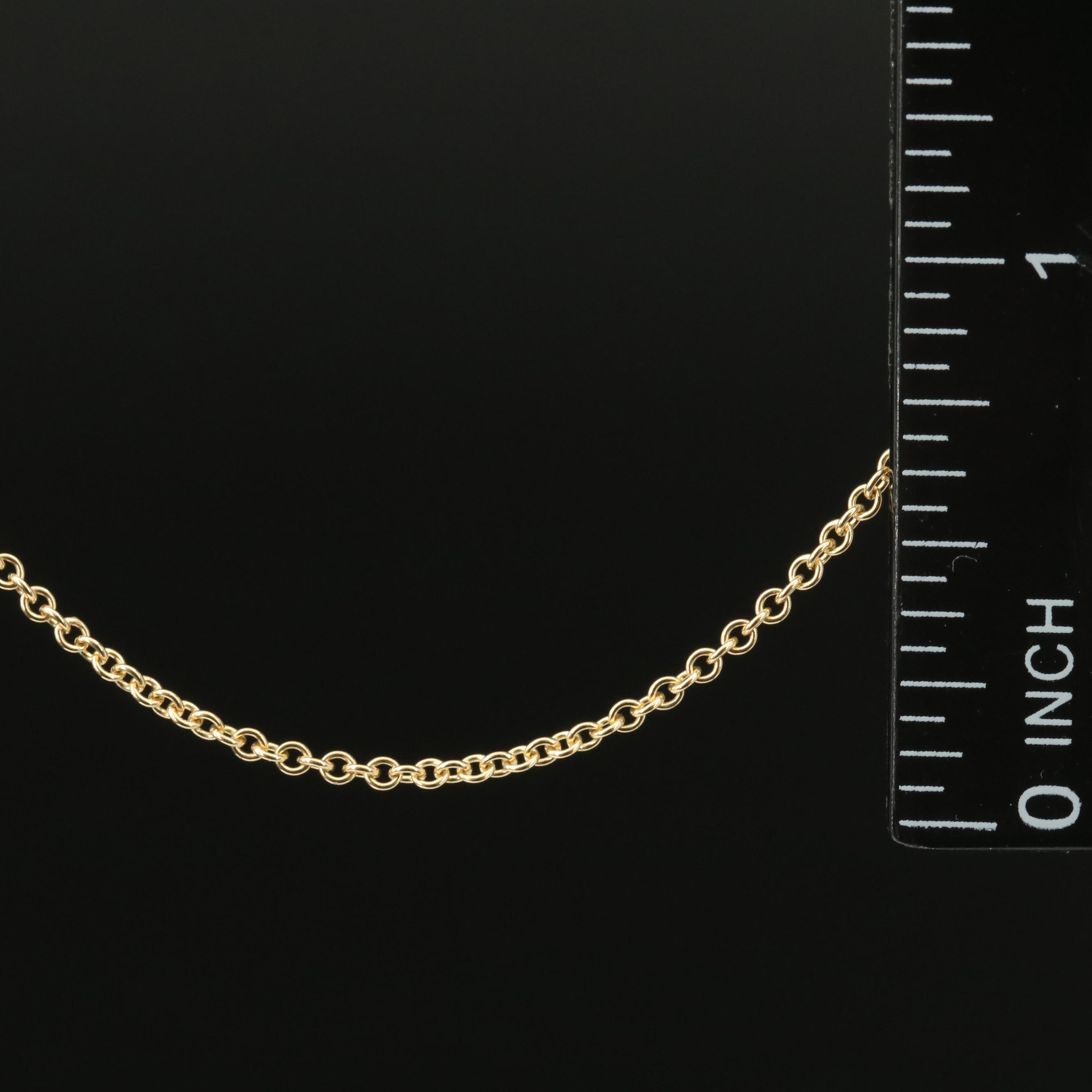 18K Cable Chain Necklace