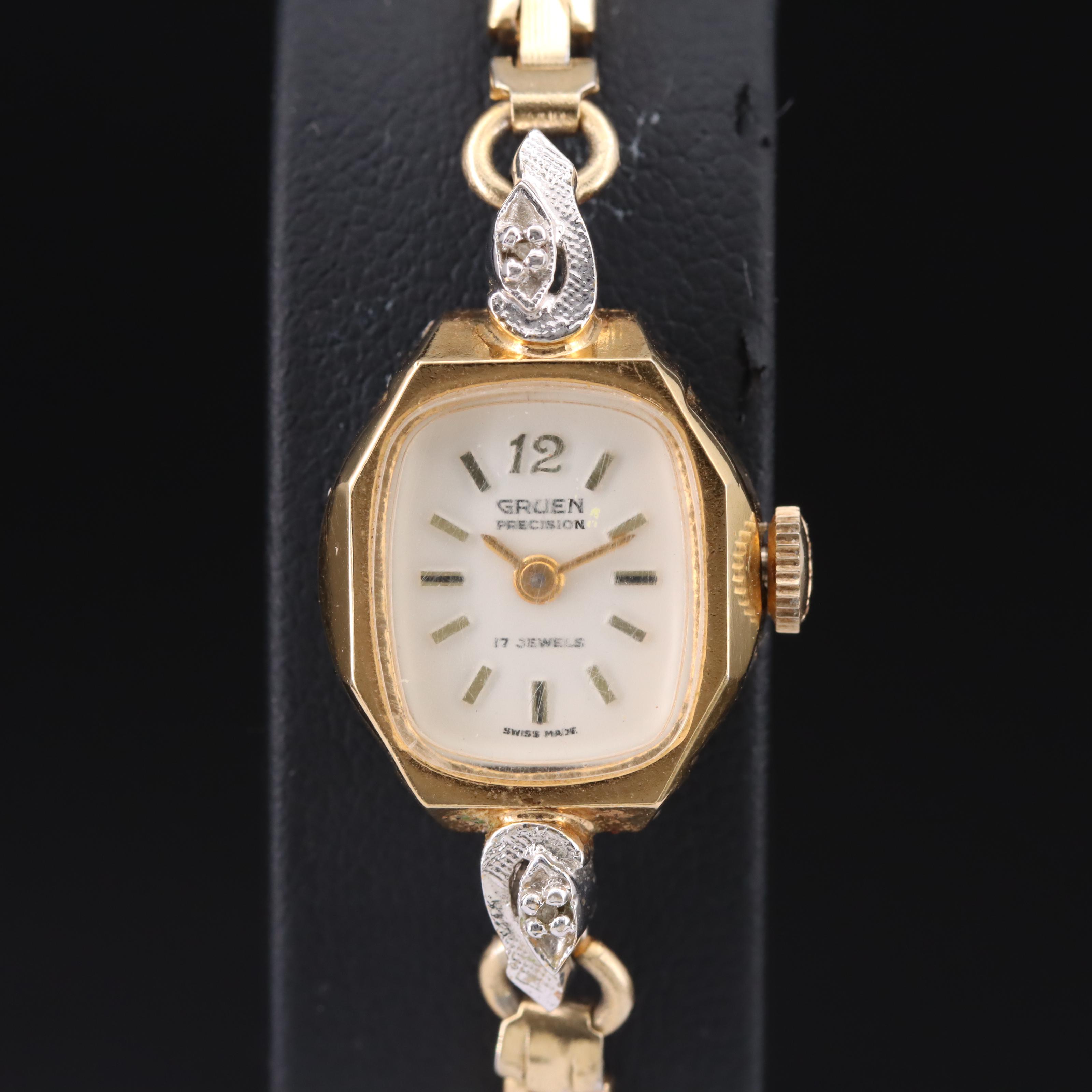 Gruen Diamond Watch