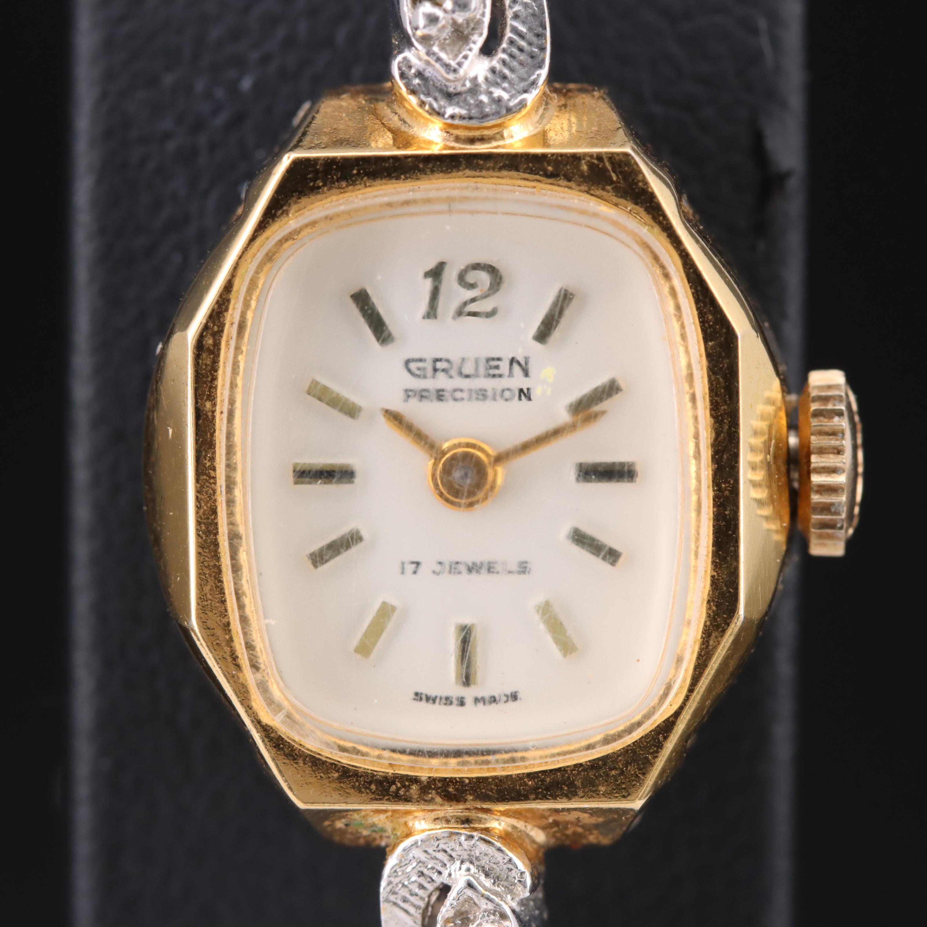 Gruen Diamond Watch