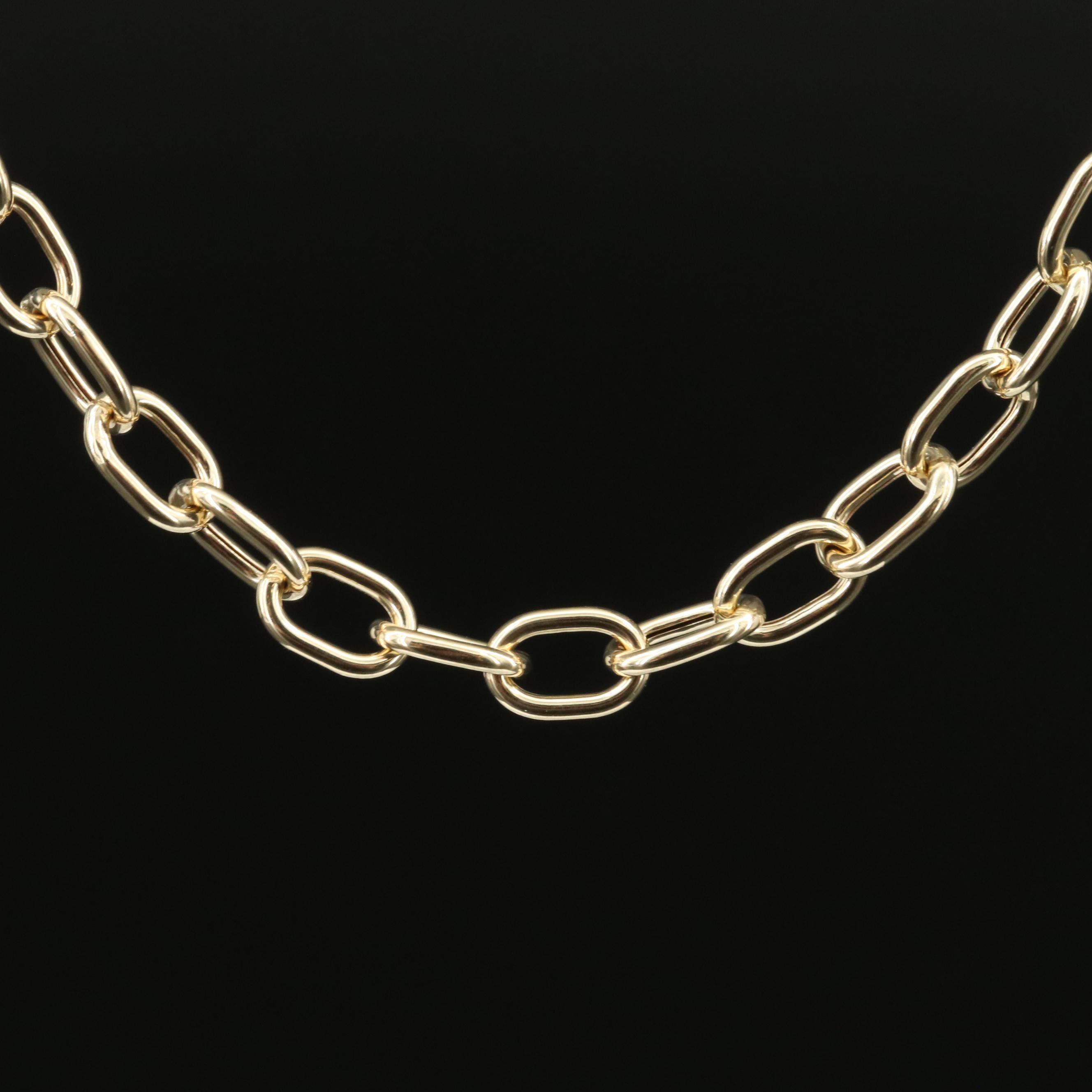 14K Cable Chain Necklace