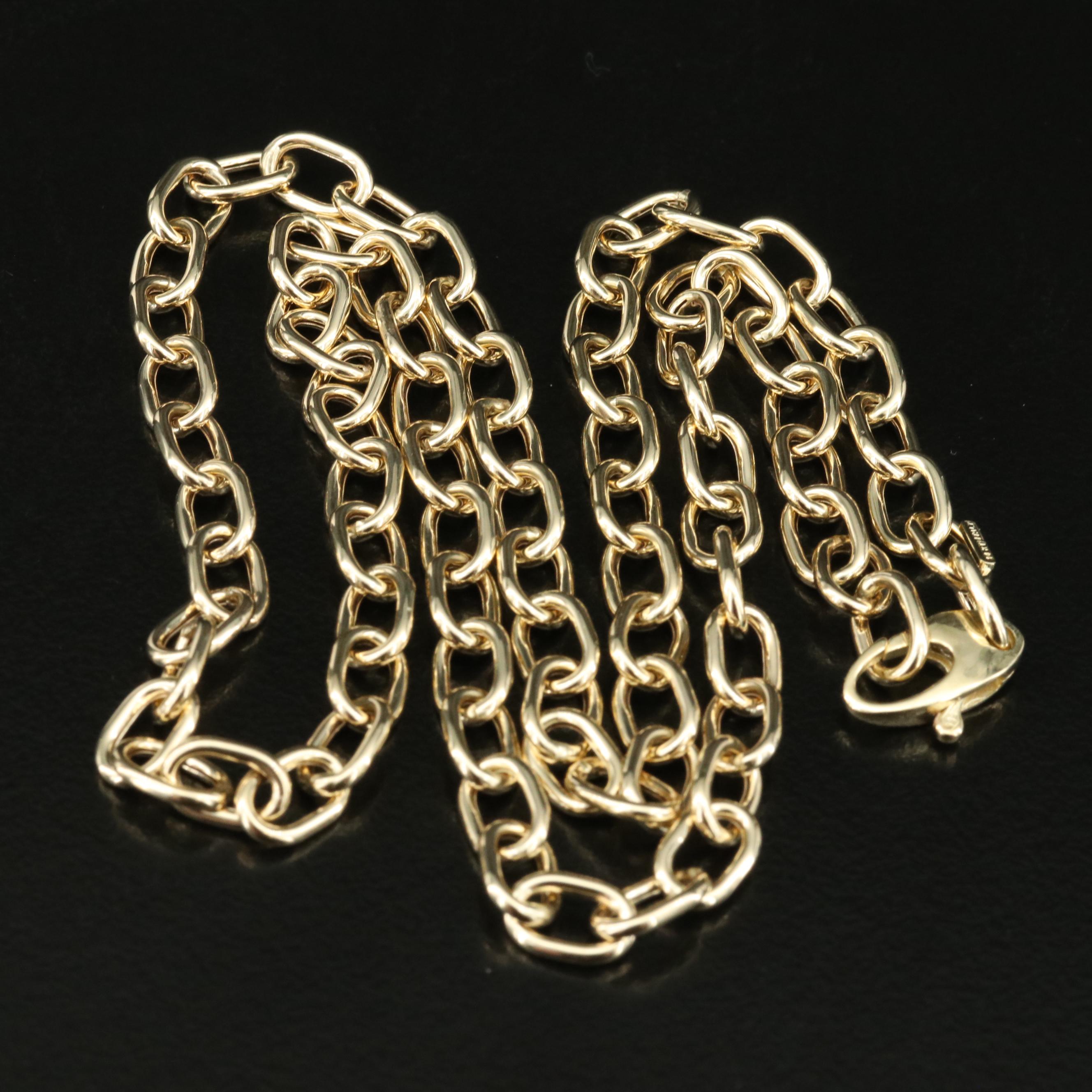 14K Cable Chain Necklace