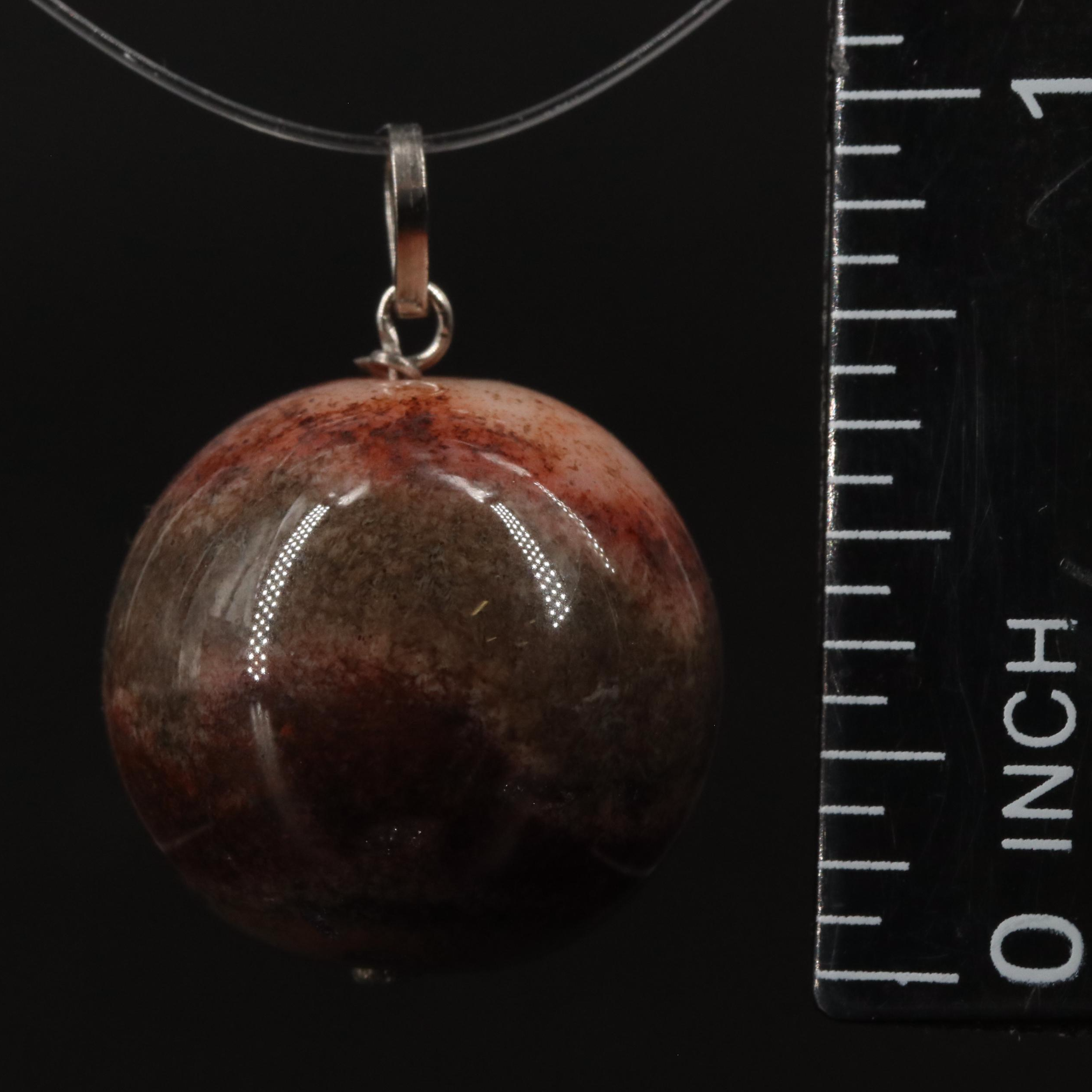 14K Jasper Pendant