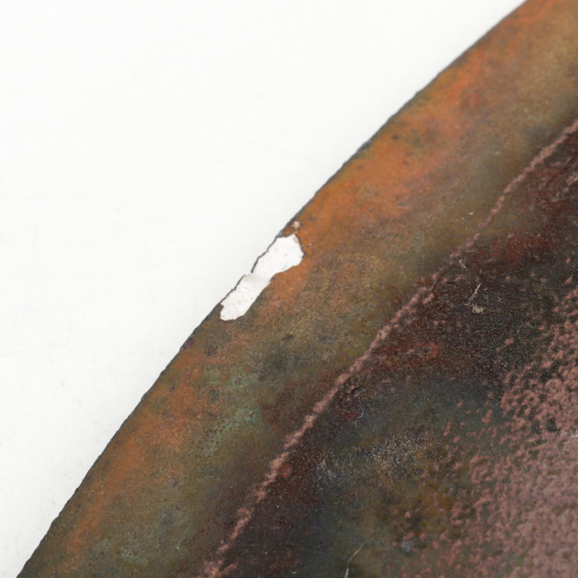 Artist Signed Studio Art Pottery Wall Charger