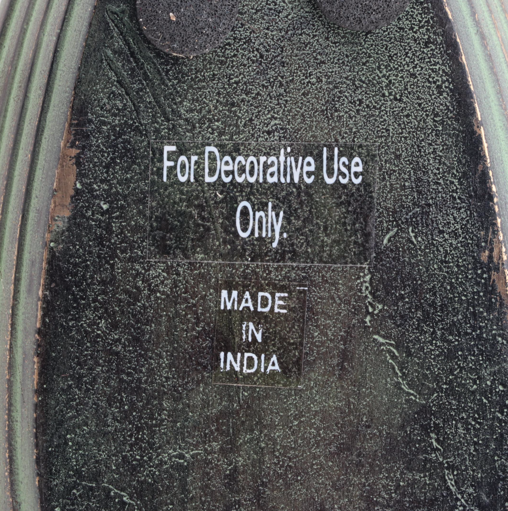 Patinated Cast Metal Rabbit in Rowboat Trinket Dish