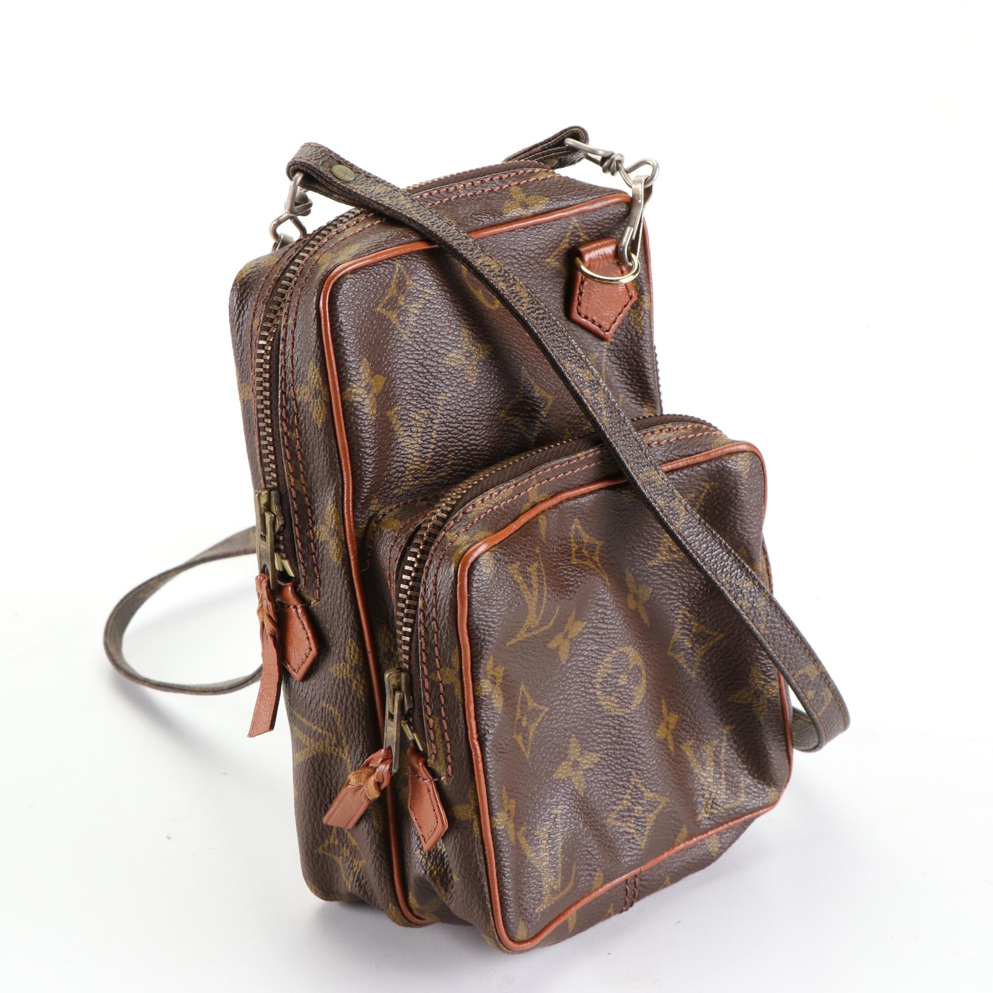 Louis Vuitton Amazone Crossbody Bag in Monogram Canvas/Vachetta Leather