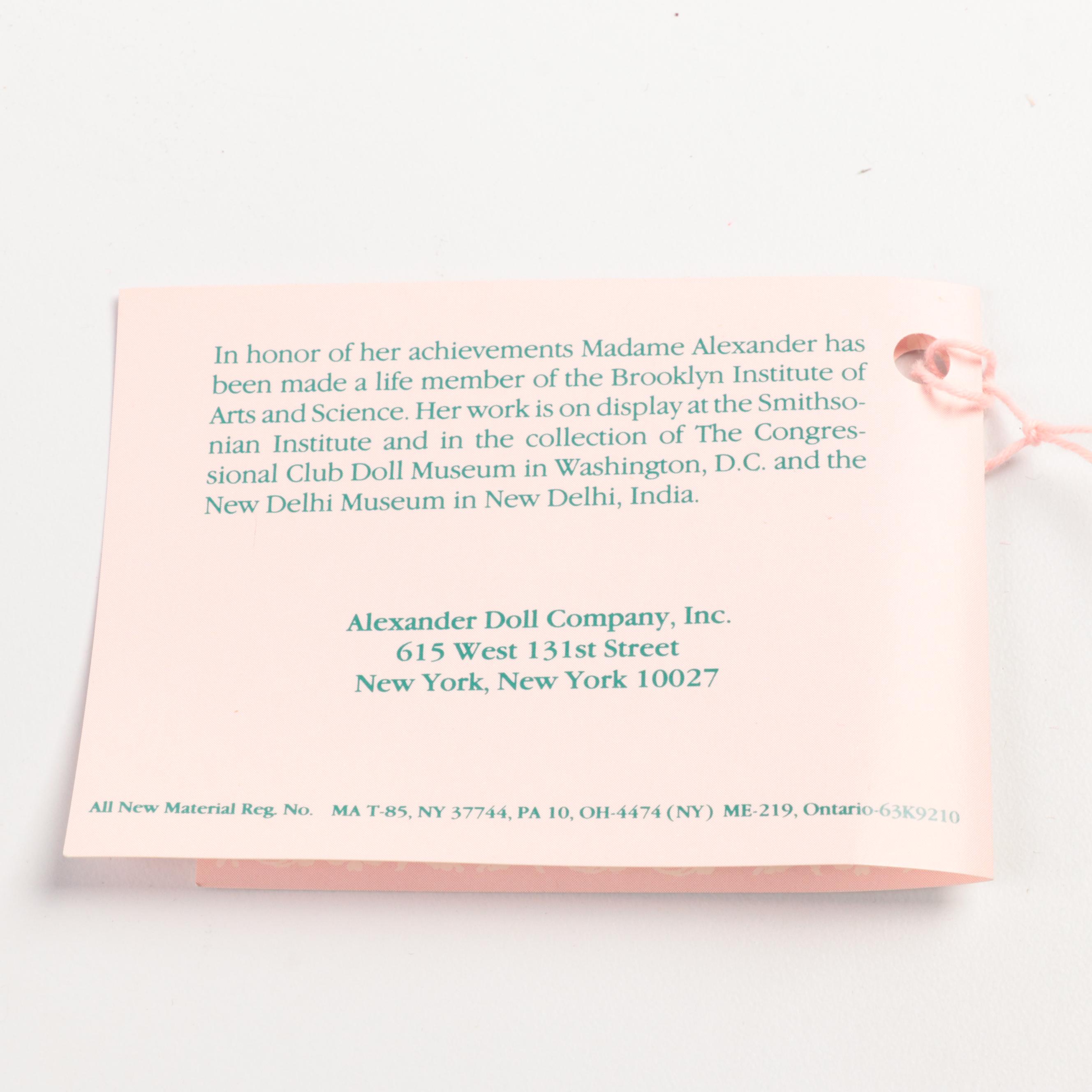 Madame Alexander "Alice" and Other Dolls