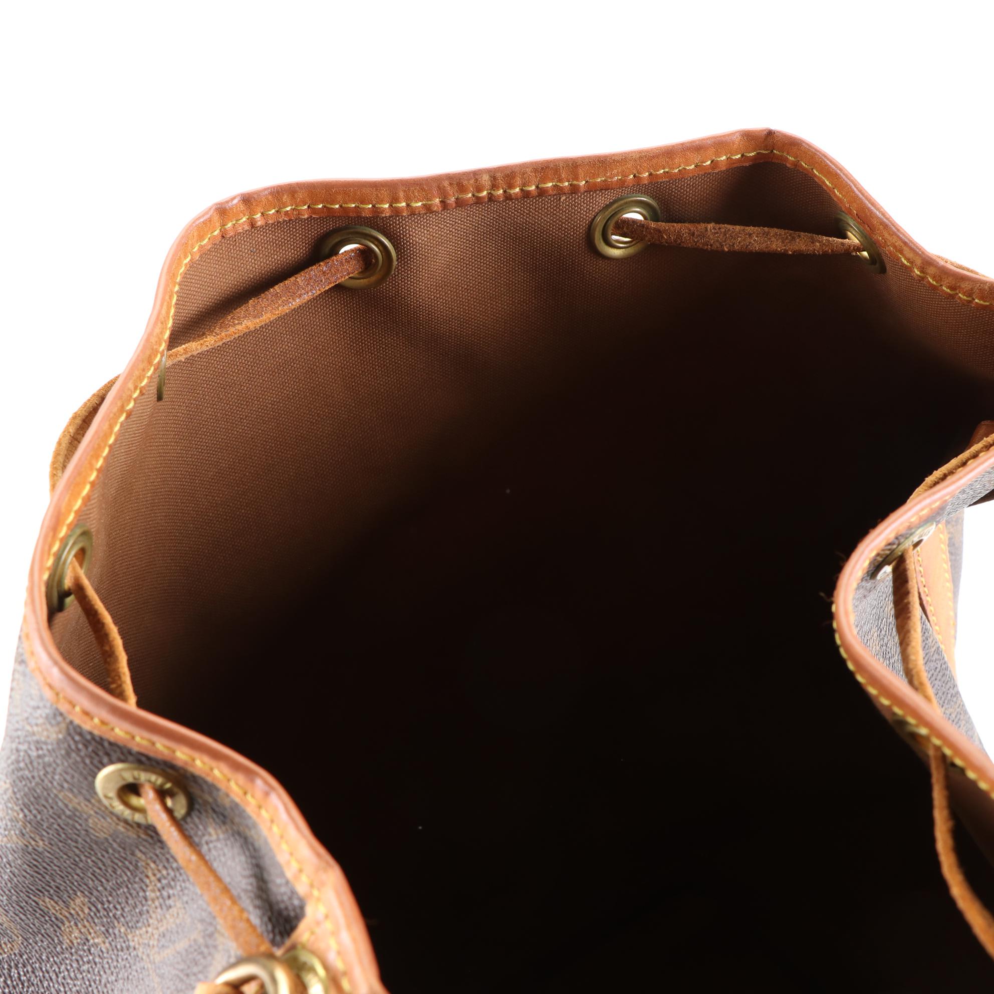 Louis Vuitton Noé Drawstring Bucket Bag in Monogram Canvas and Vachetta Leather