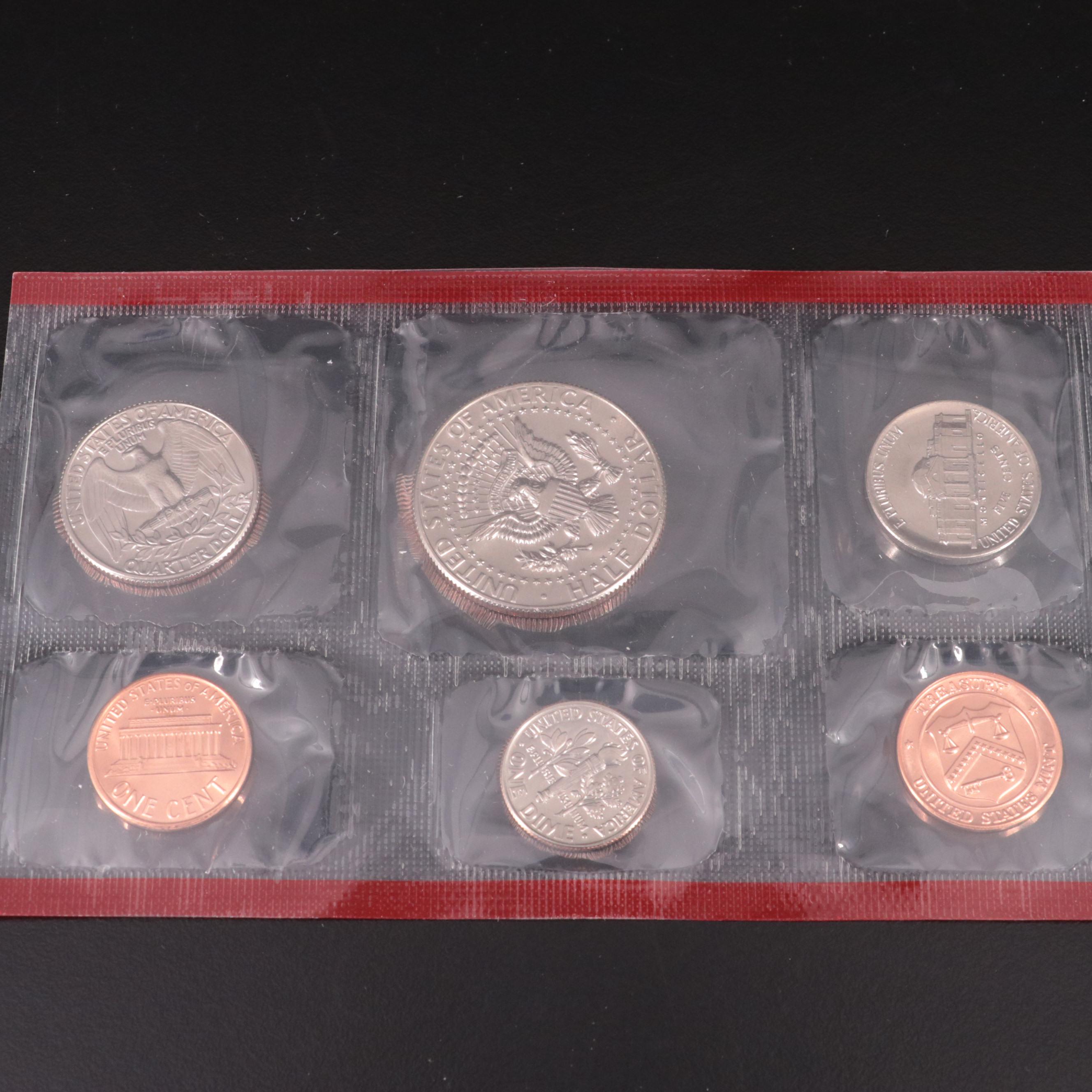 Ten Different United States Mint Sets, 1975–1986