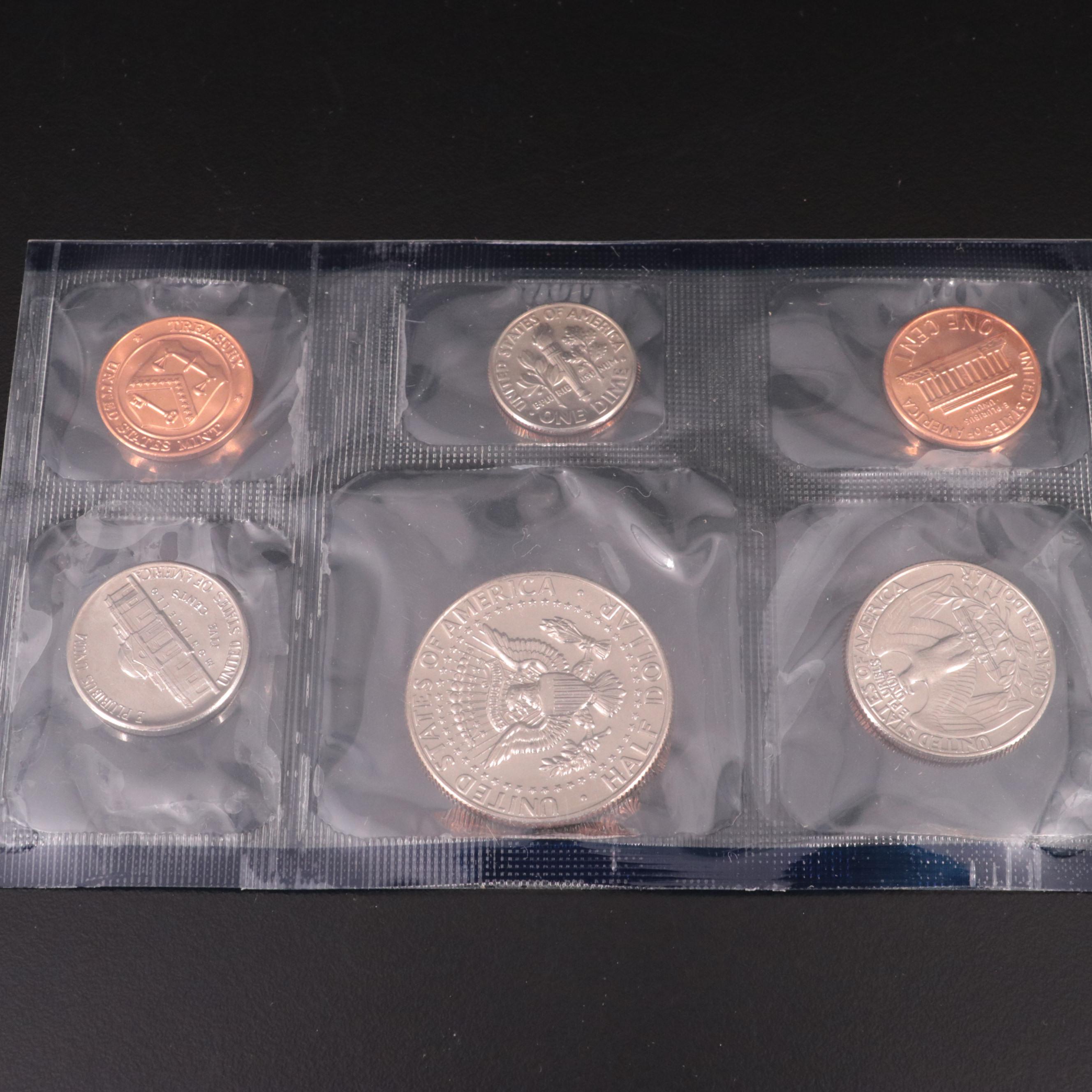 Ten Different United States Mint Sets, 1975–1986