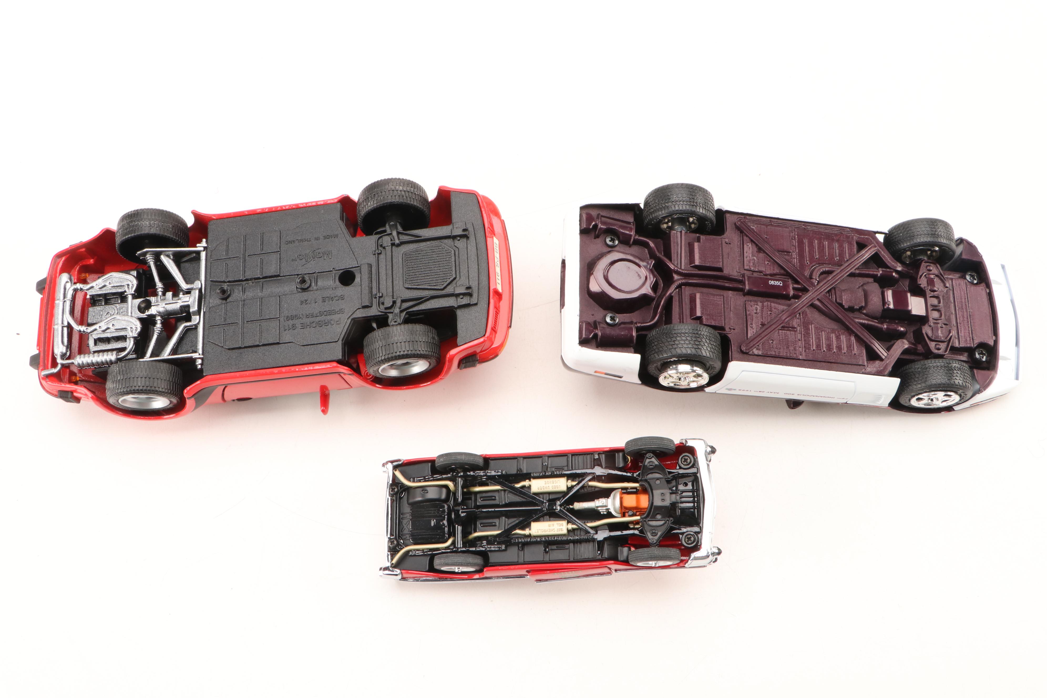 1969 Corvette Convertible, 1964 Ford Mustang with Other Diecast and Model Cars