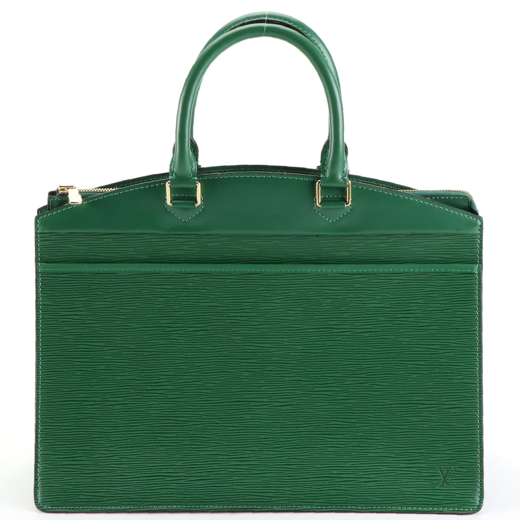 Louis Vuitton Riviera Top Handle Bag in Borneo Green Epi Leather