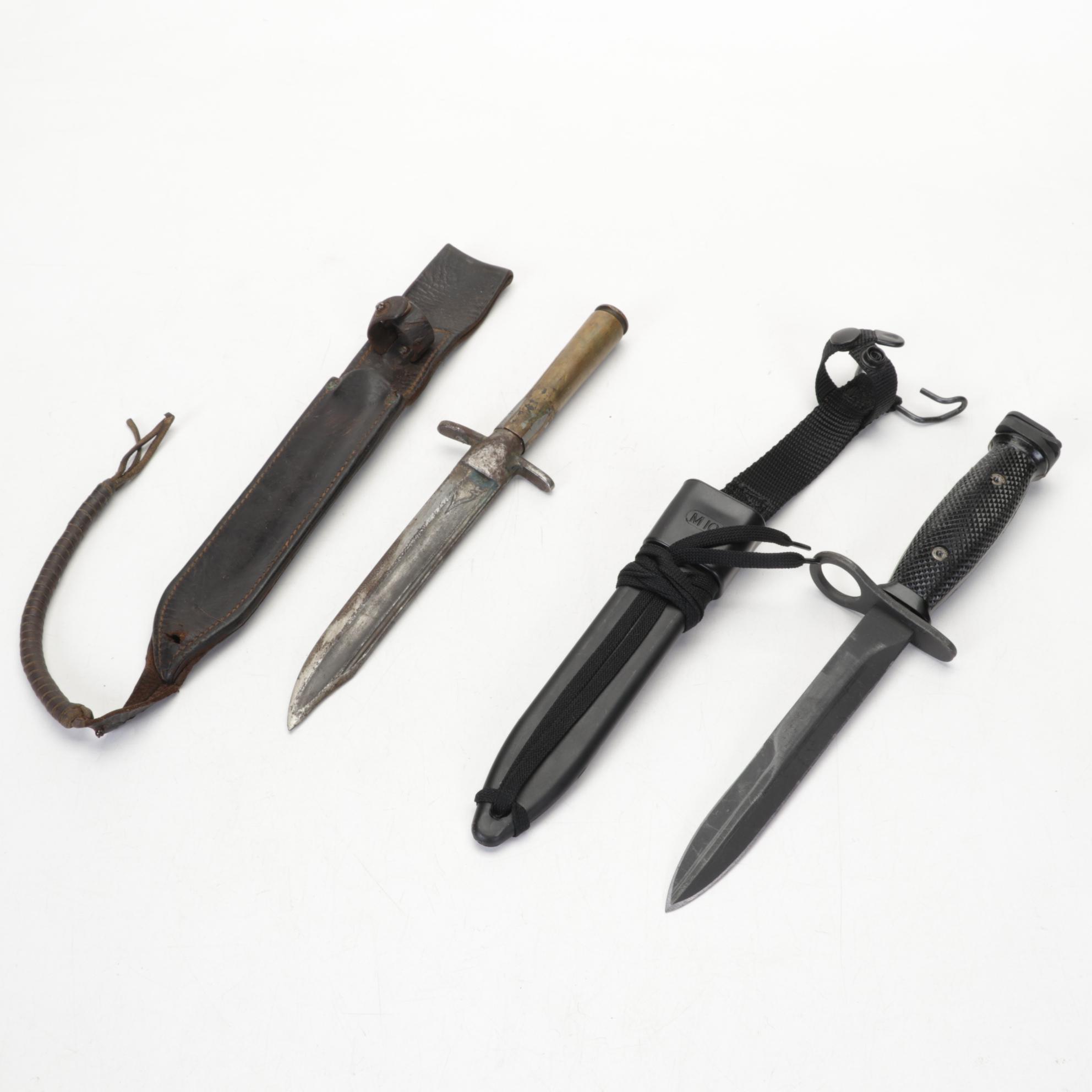 U.S M7 Bayonet with Hugo Köller, Case and Other Knives