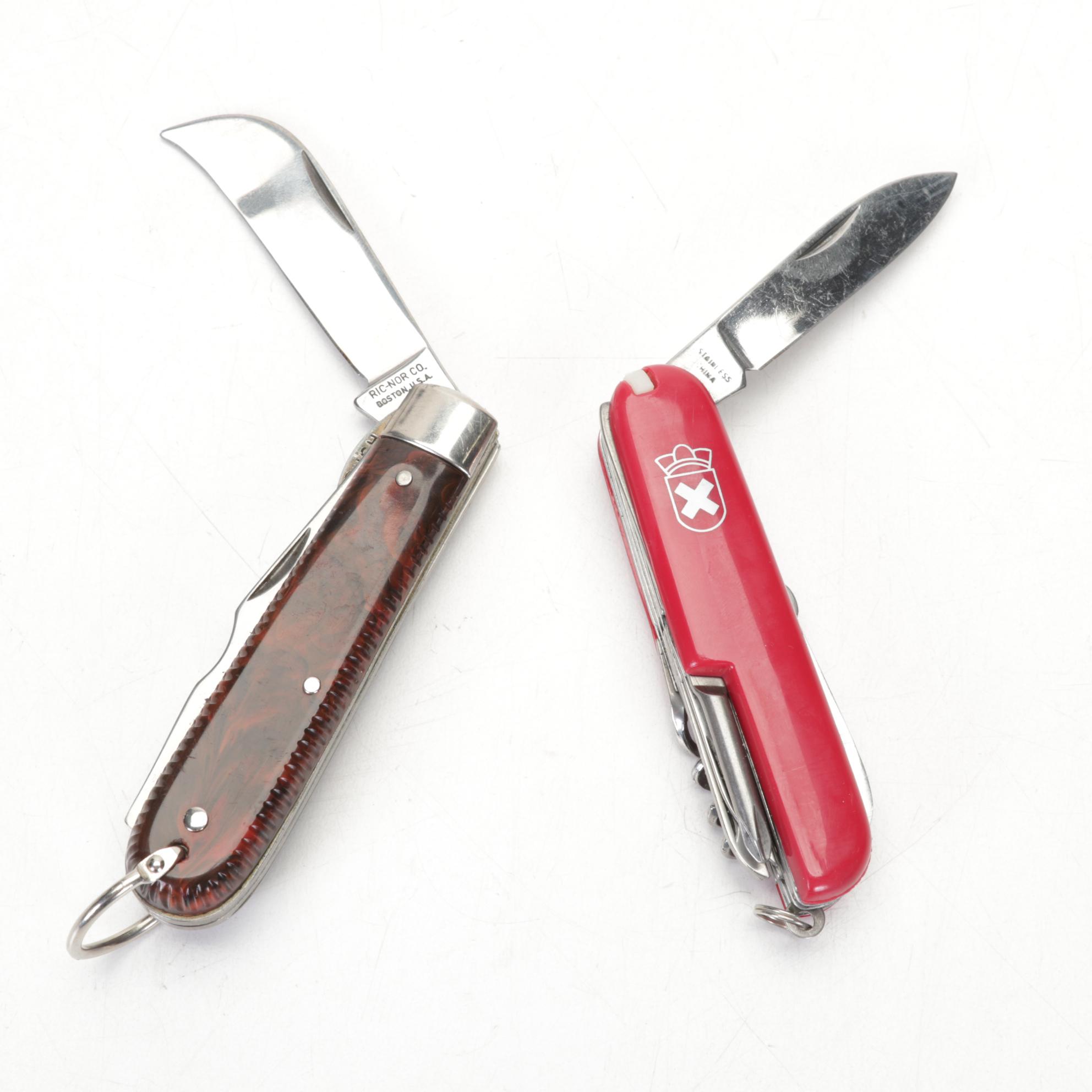 U.S M7 Bayonet with Hugo Köller, Case and Other Knives