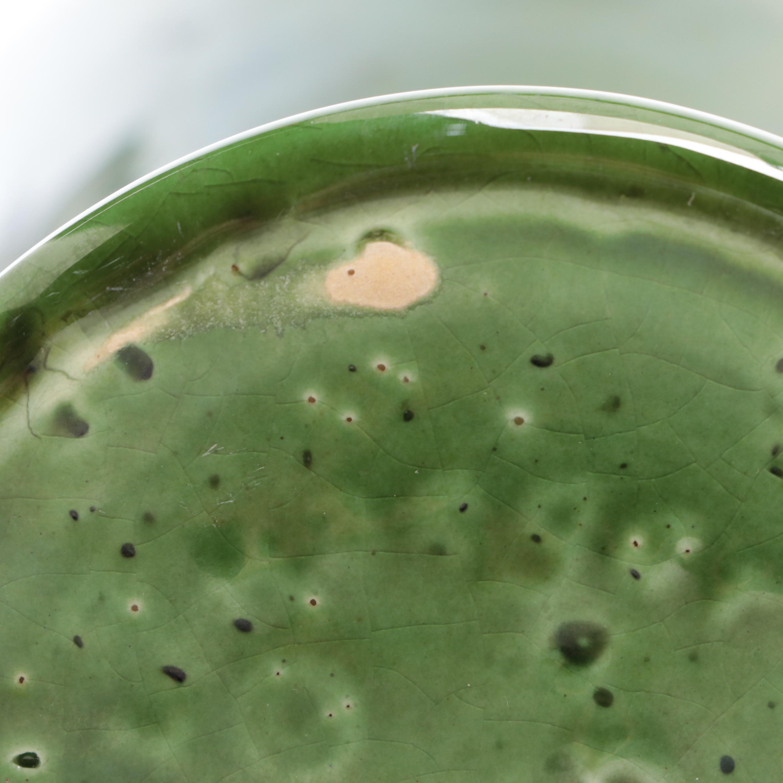 Royal Haeger Green Glaze Vase, Mid-20th Century