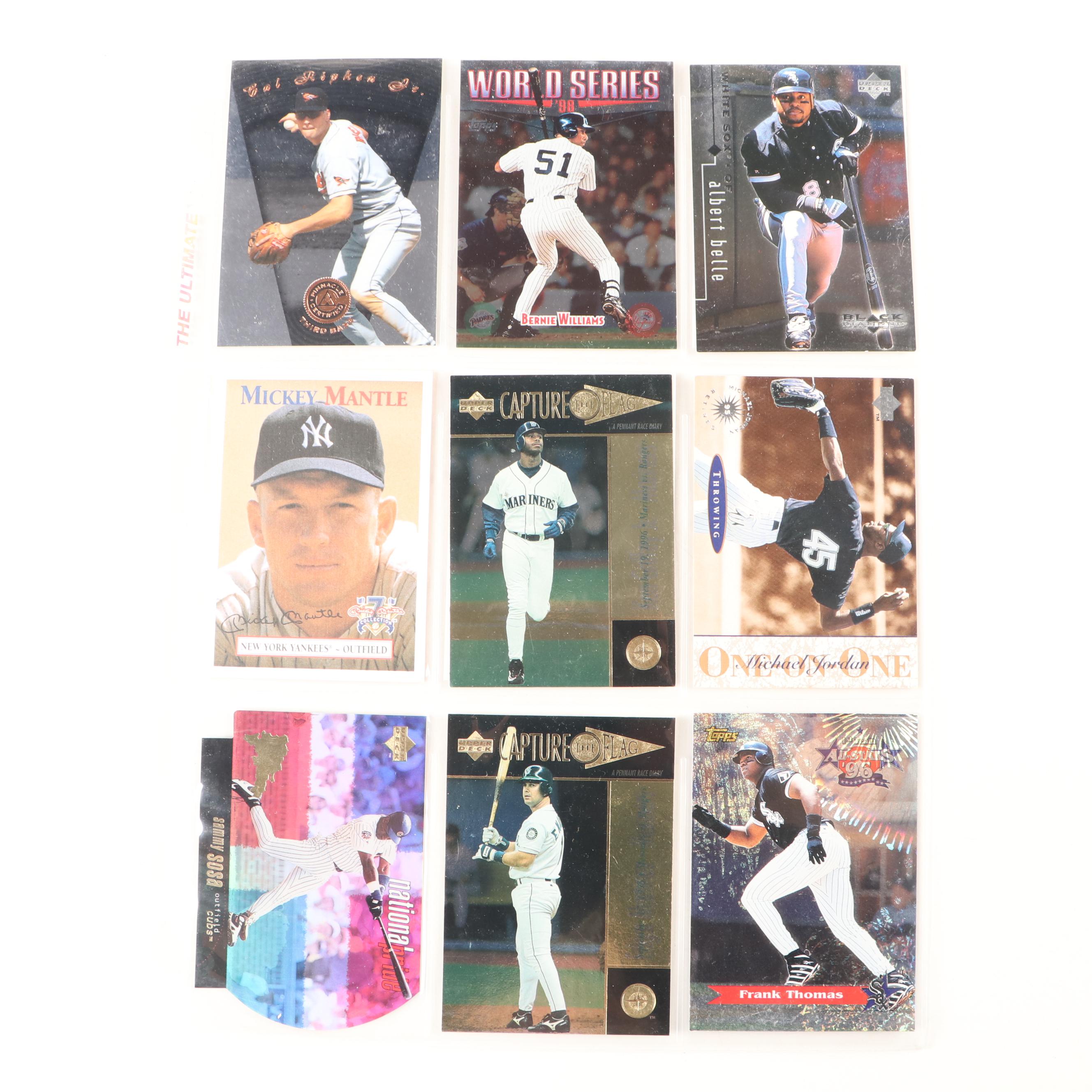 Topps Chrome and Other Sports Cards with Mickey Mantle, 1990s–2000s