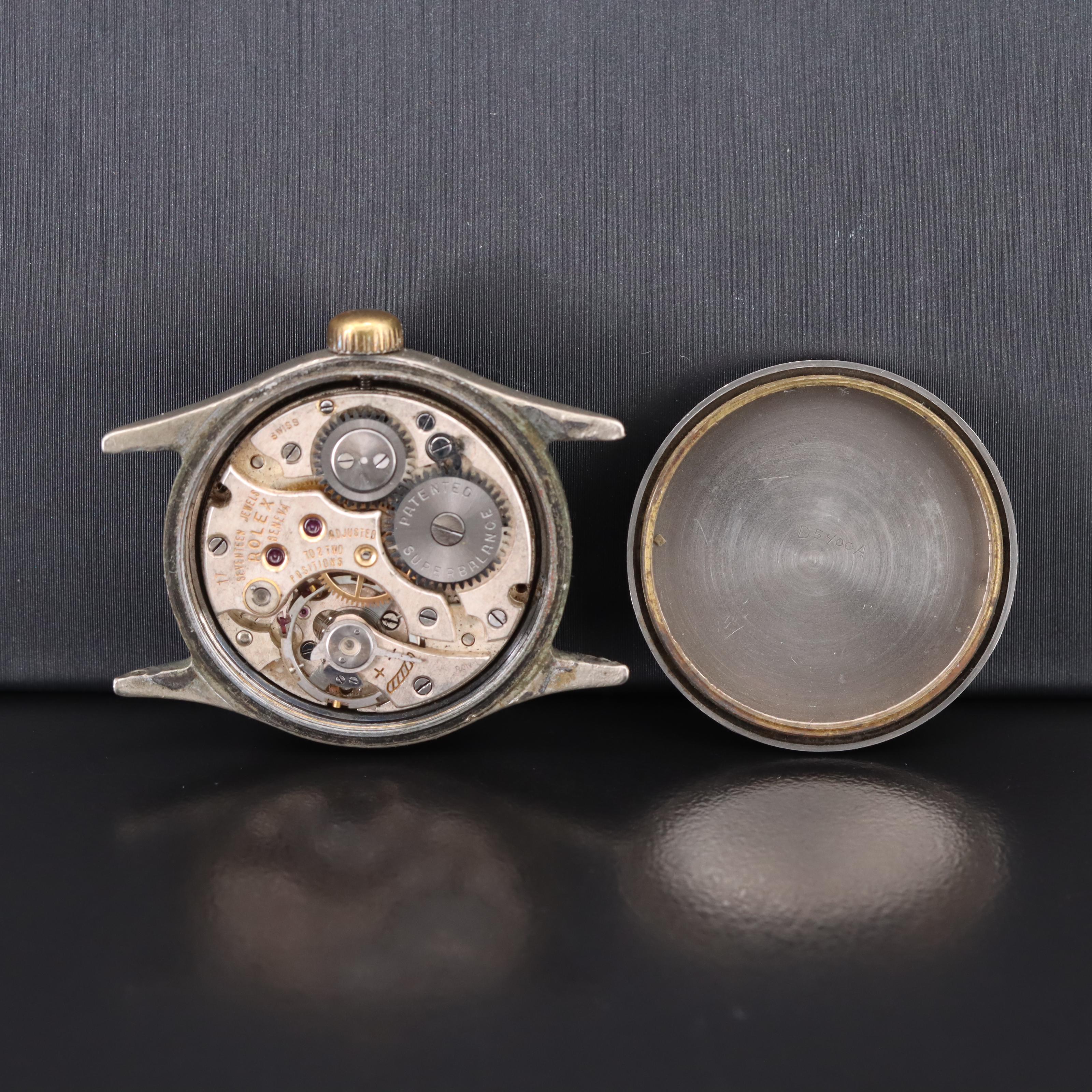 Vintage Rolex Oyster Movement Recased Watch