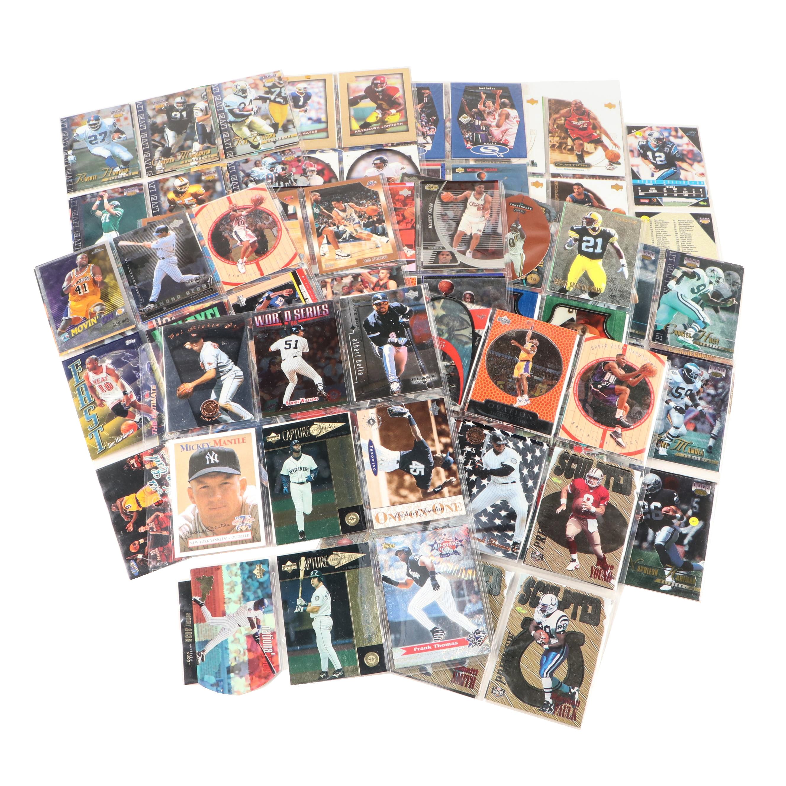 Topps Chrome and Other Sports Cards with Mickey Mantle, 1990s–2000s