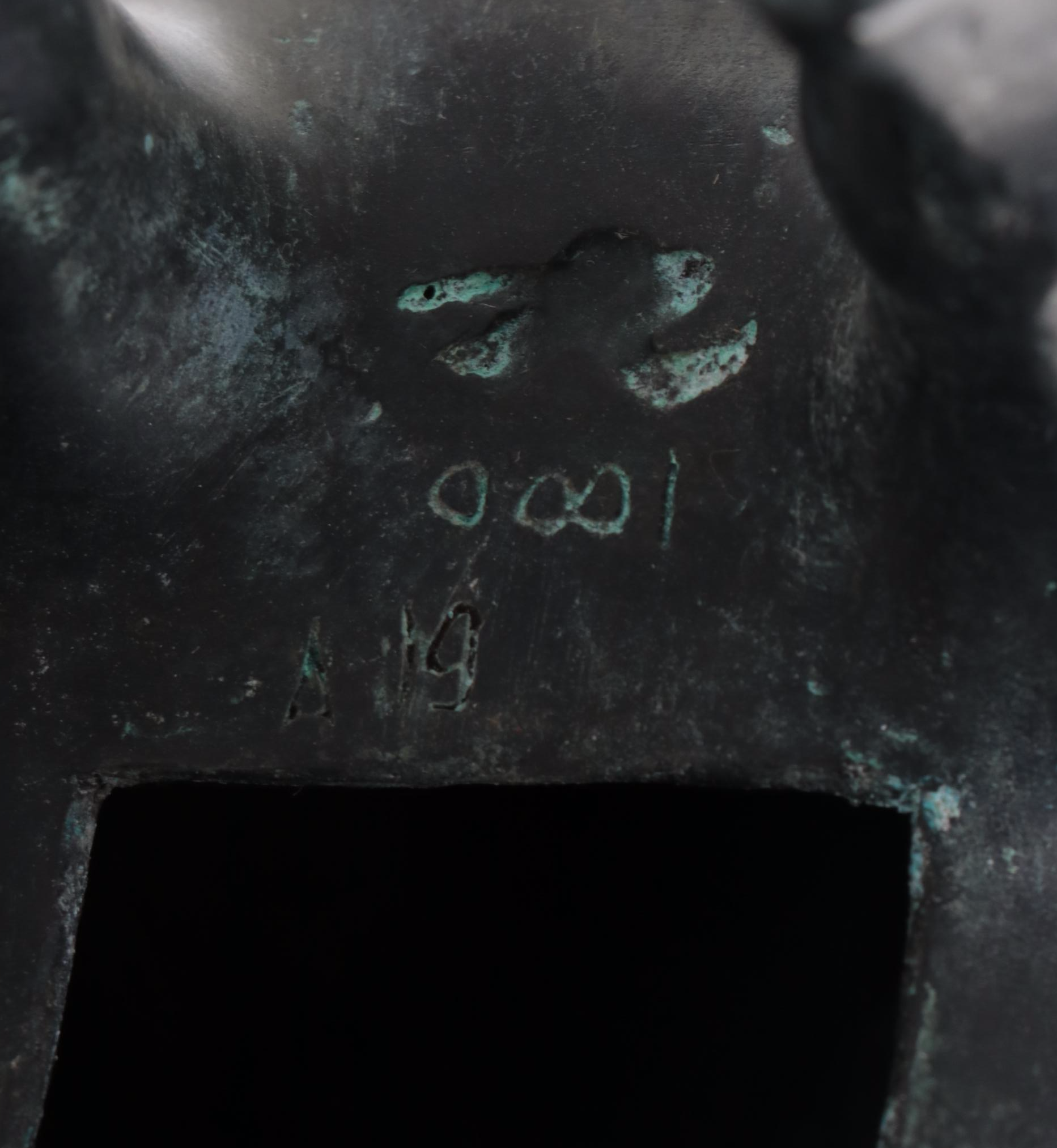 Tang Style Patinated Bronze Horse Figurine