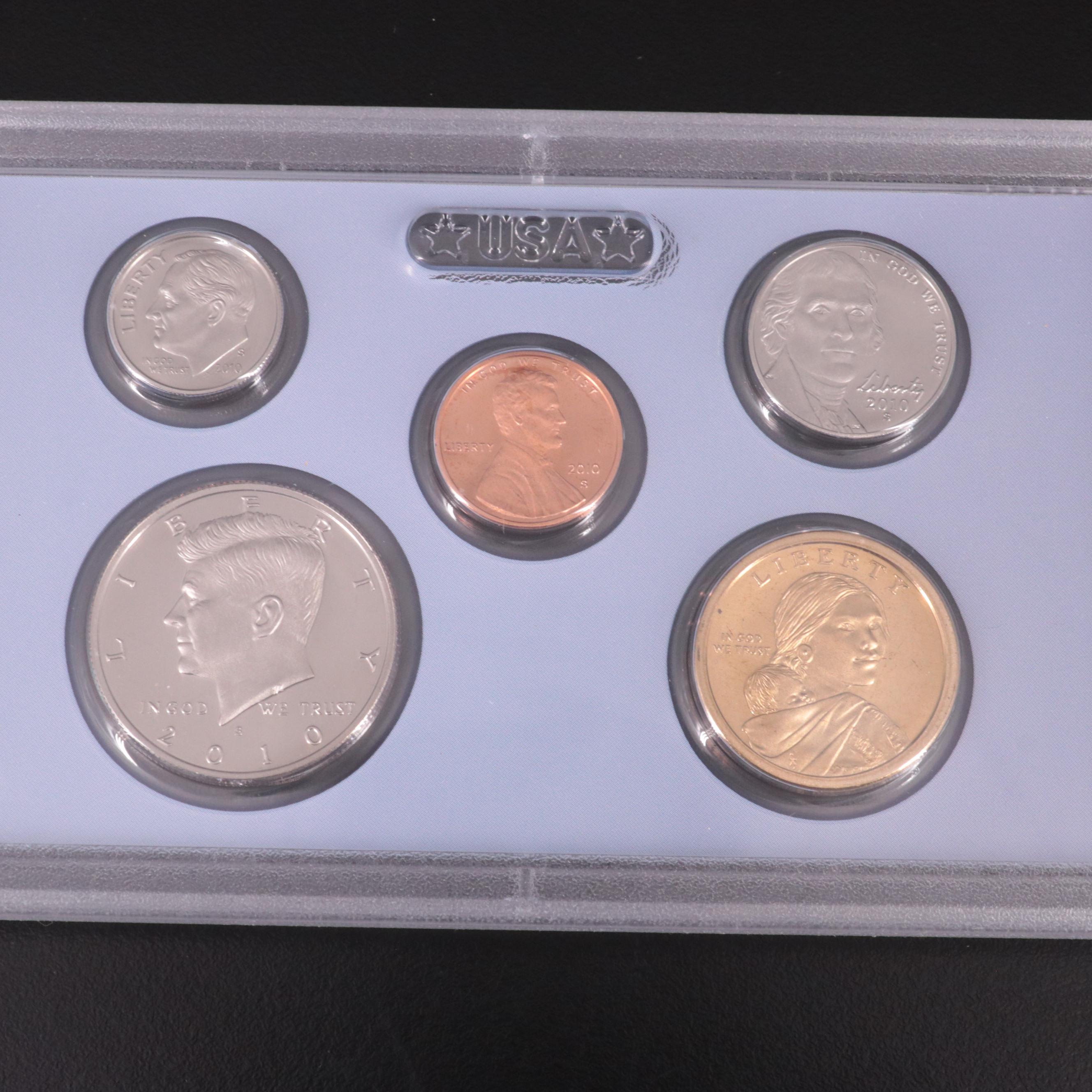 Four Different Modern U.S. Mint Proof Sets, 2007–2010