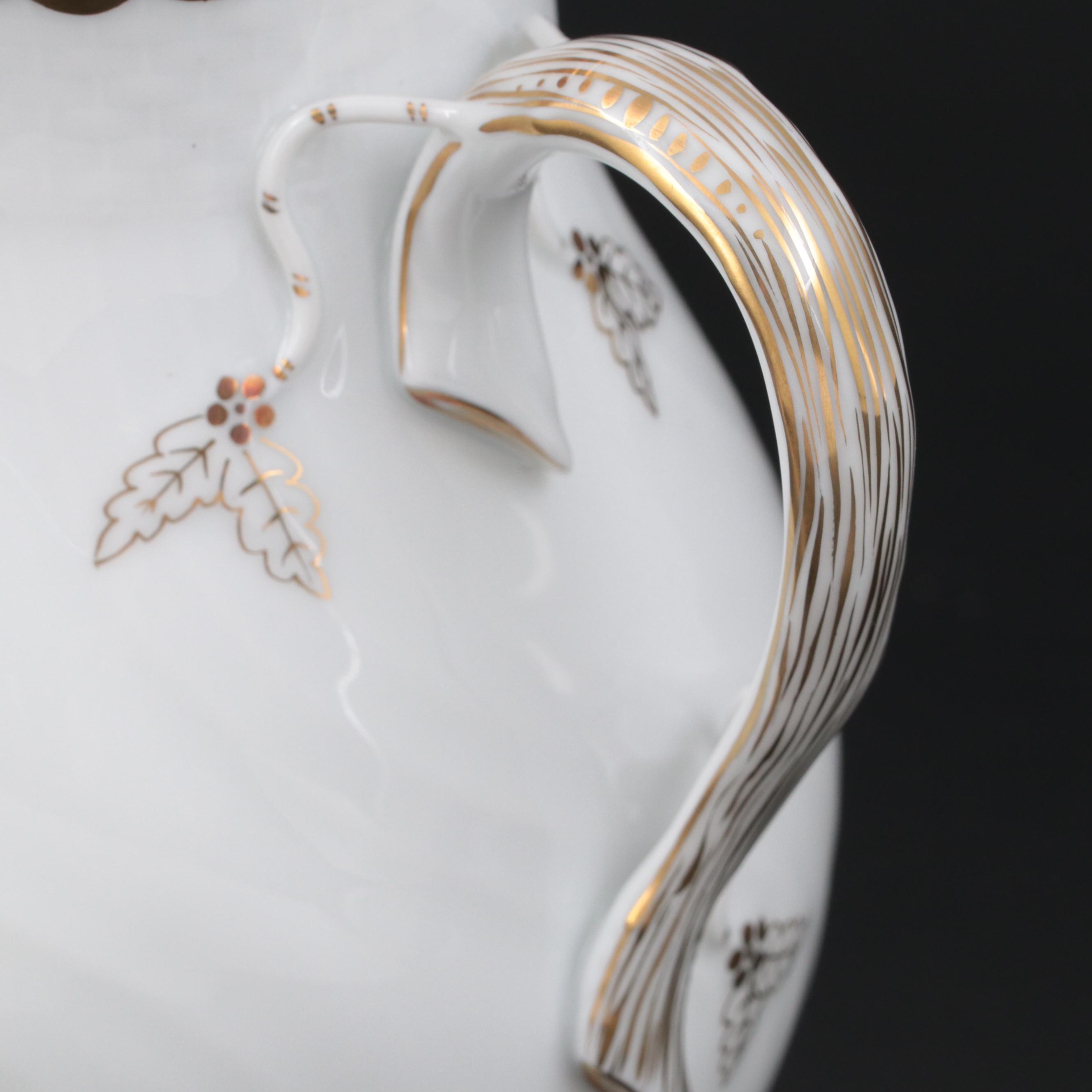 Herend Porcelain Coffee Pot, 20th Century