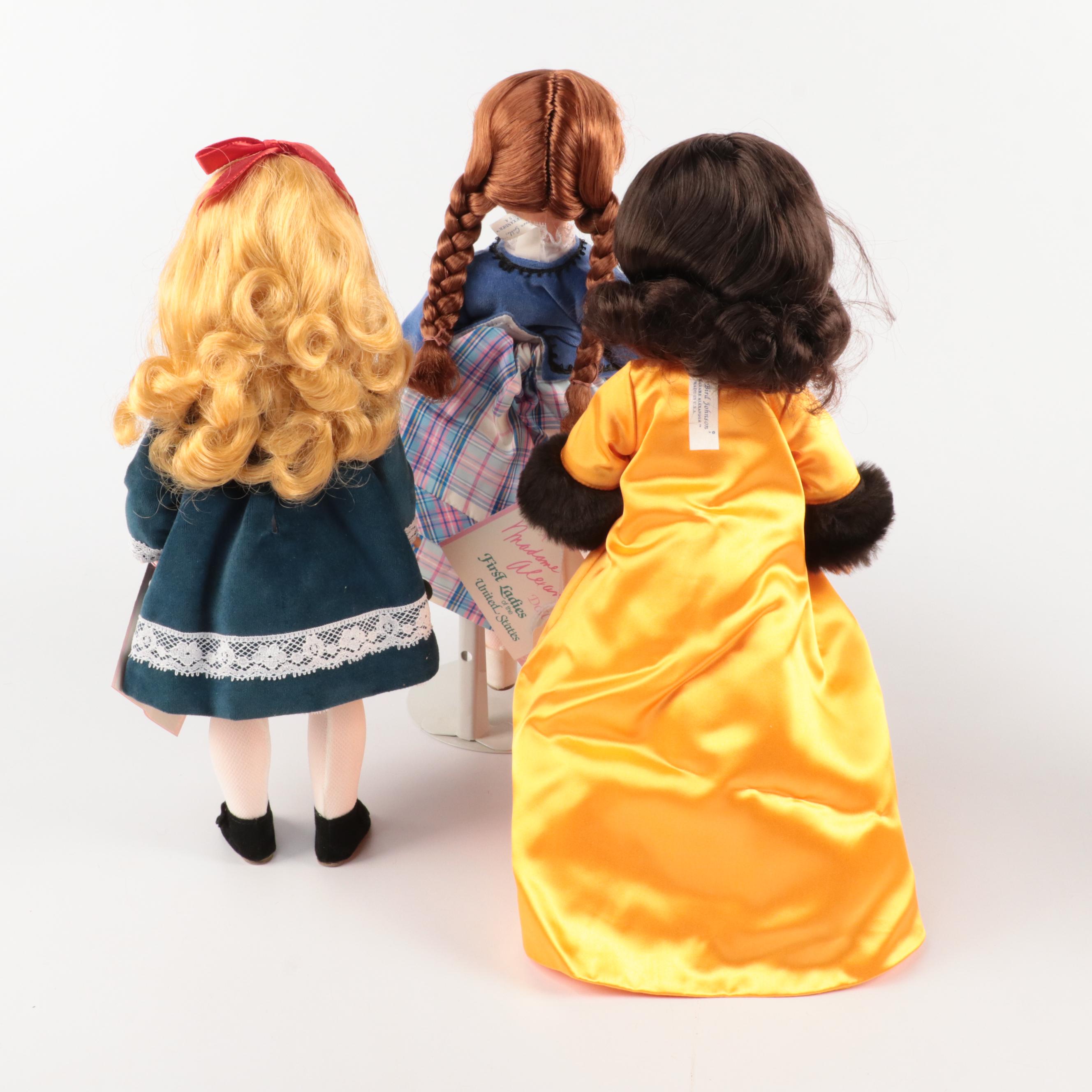 Madame Alexander "Lady Bird Johnson" and Other Dolls, Mid to Late 20th Century